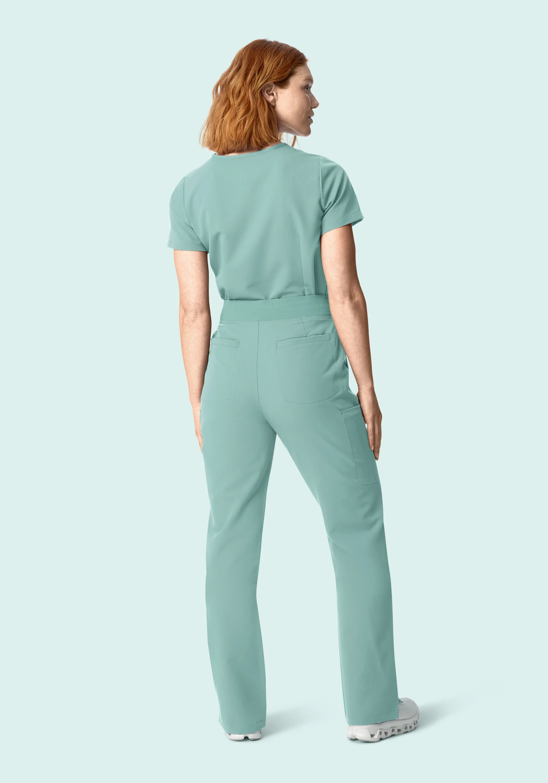 11 Pocket High Waisted Cargos Tourmaline - Image 3