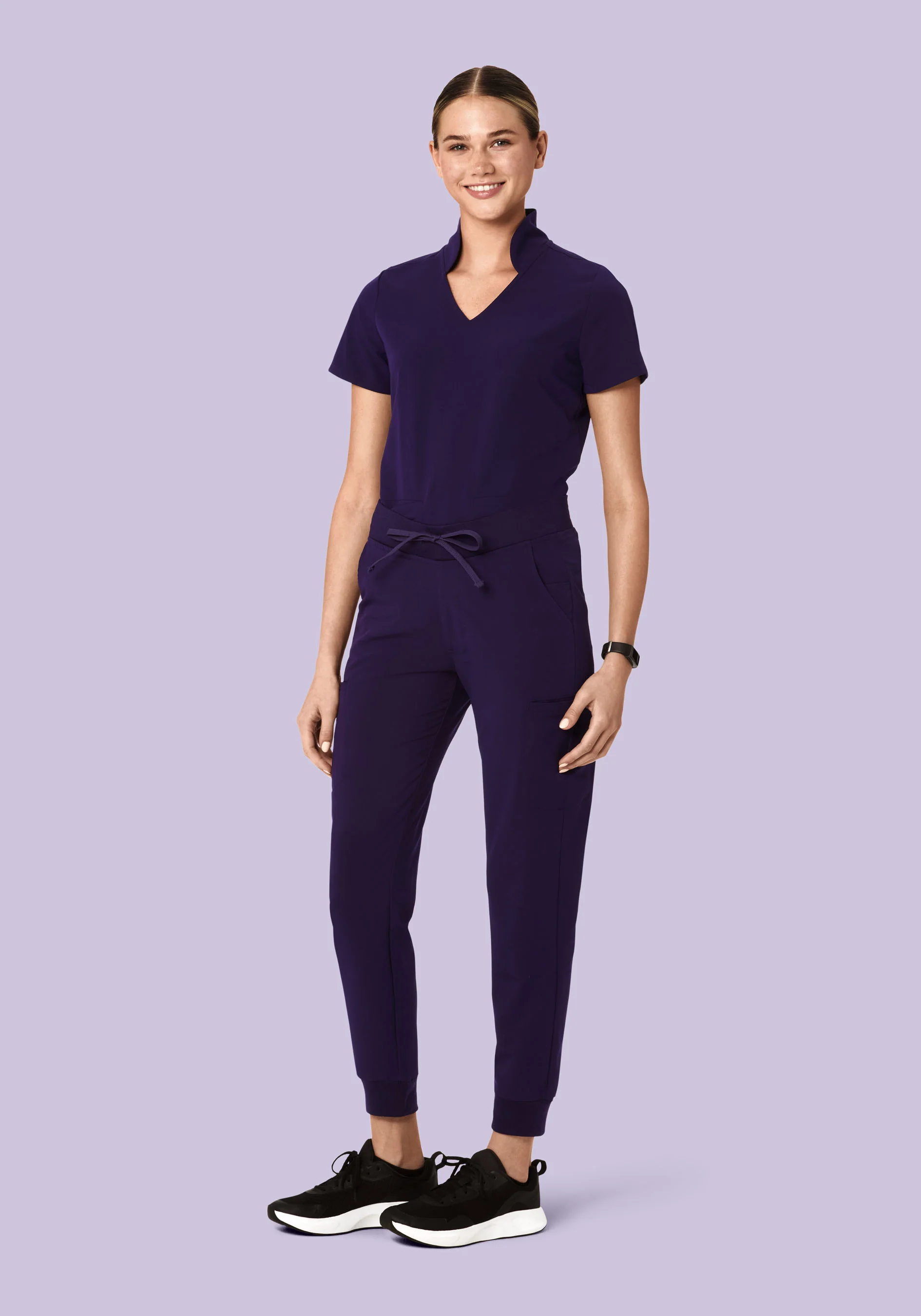 11 Pocket Joggers Eggplant - Image 2