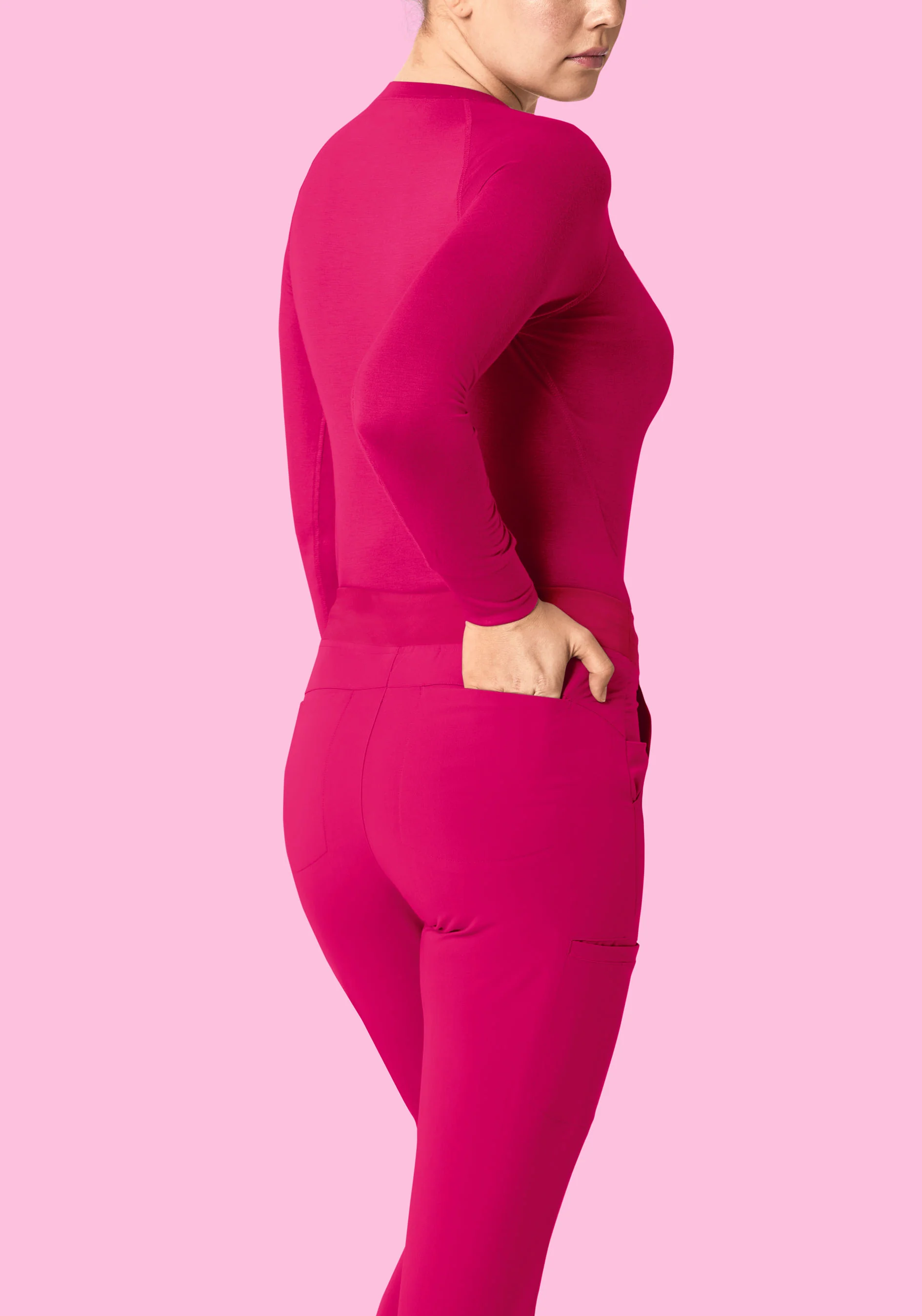 11 Pocket Joggers Raspberry - Image 3