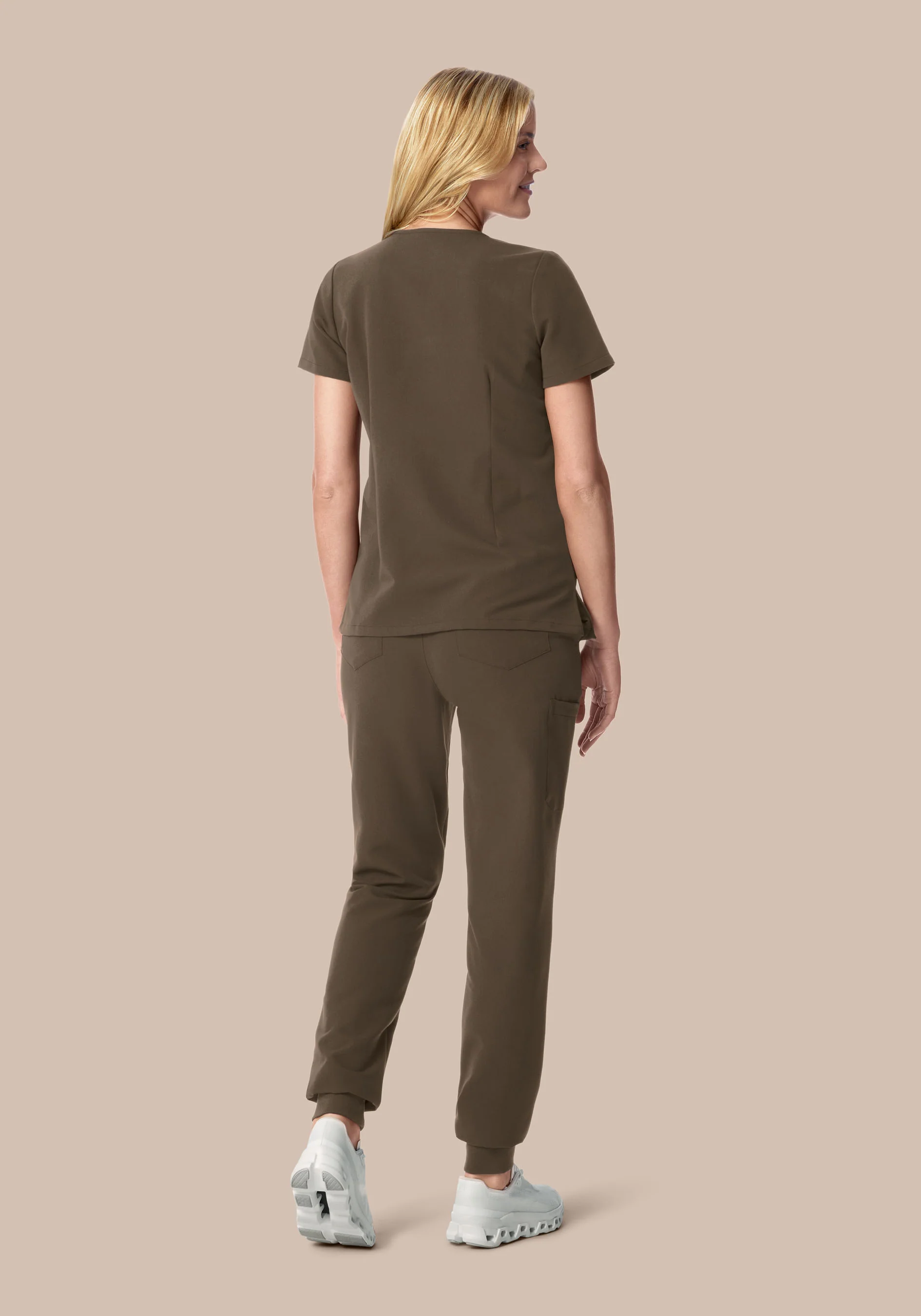 5 Pocket Notch Neck Top Truffle - Image 4
