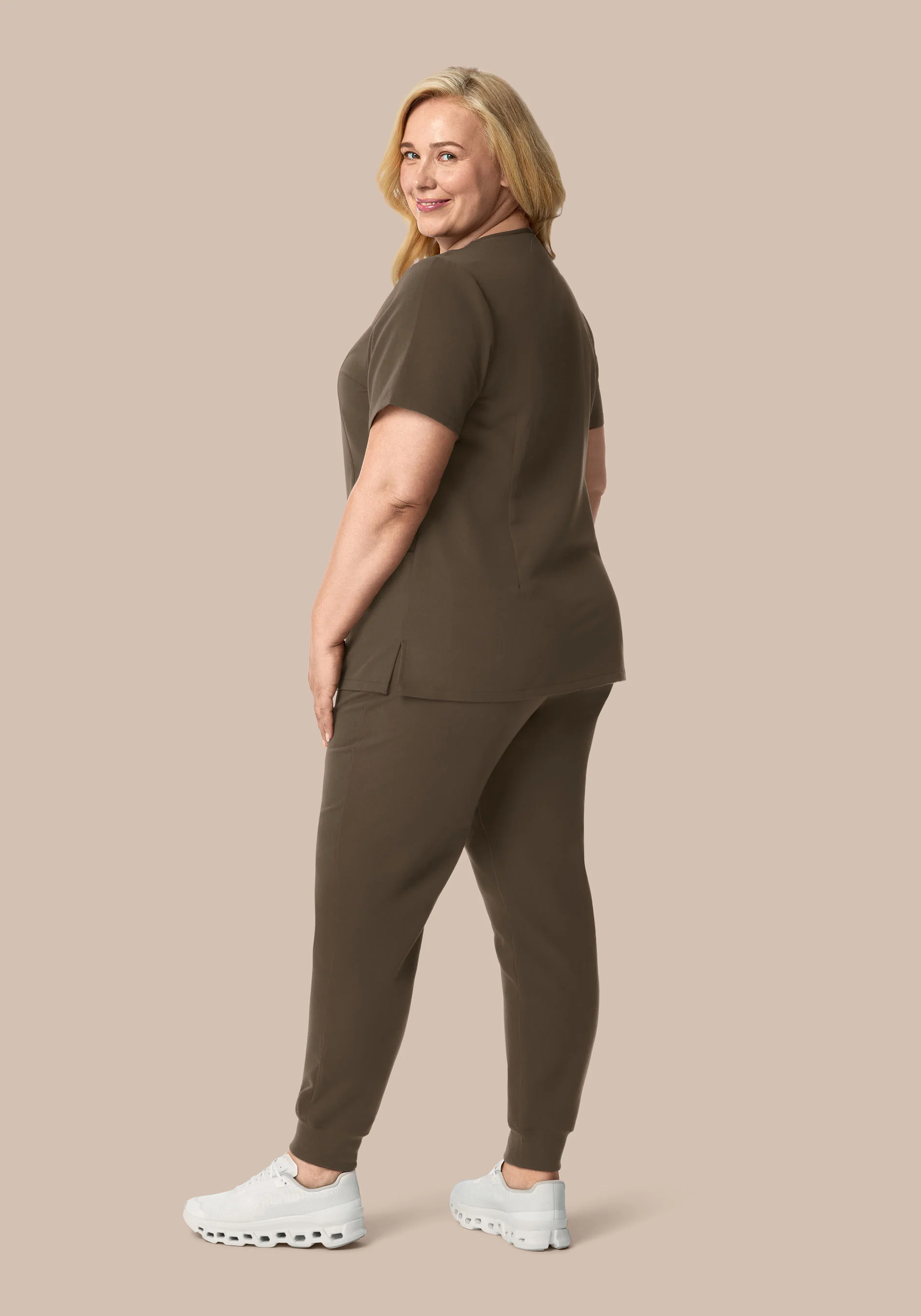 5 Pocket Notch Neck Top Truffle - Image 8