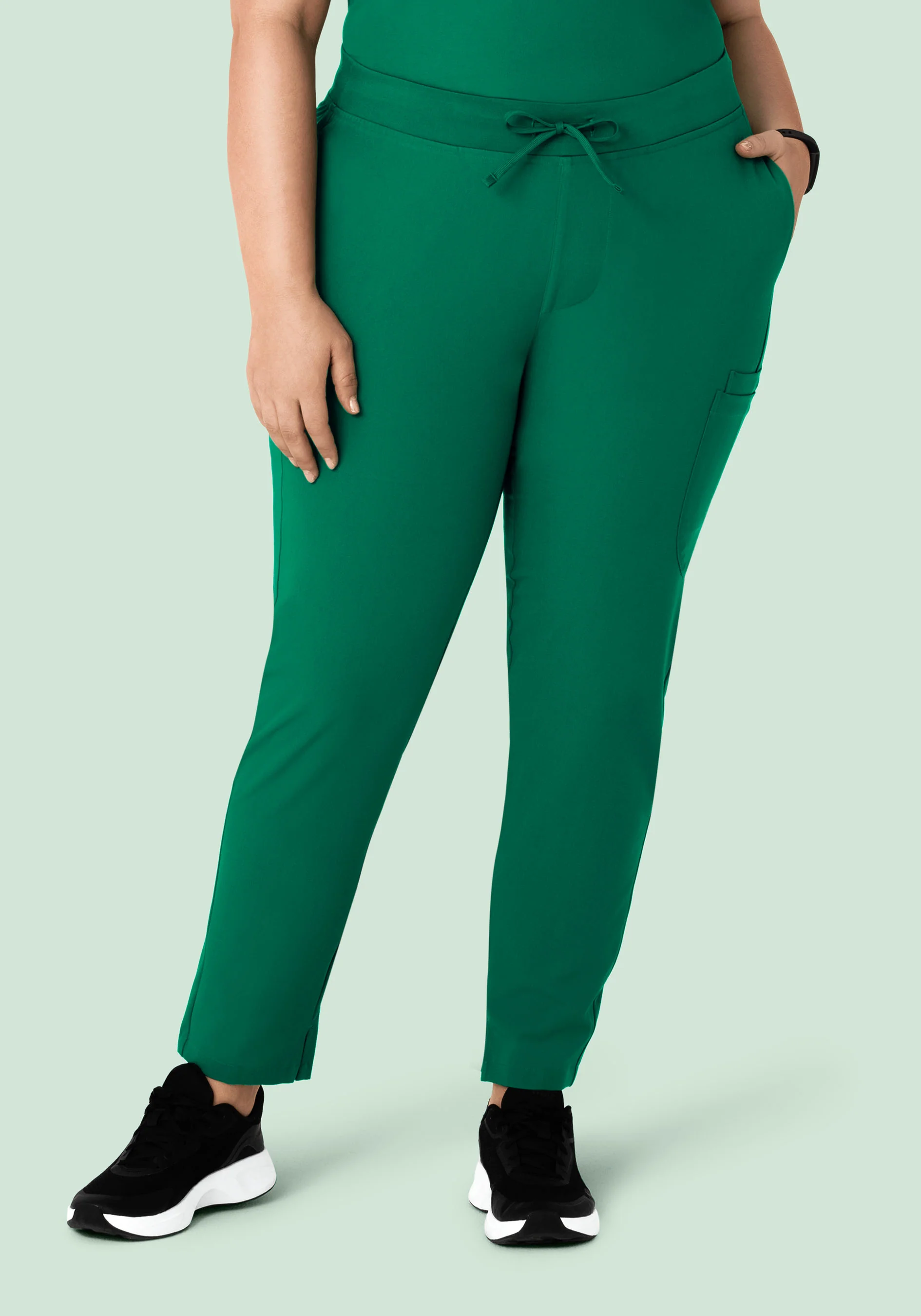 6 Pocket Slim Pants Envy Green - Image 4