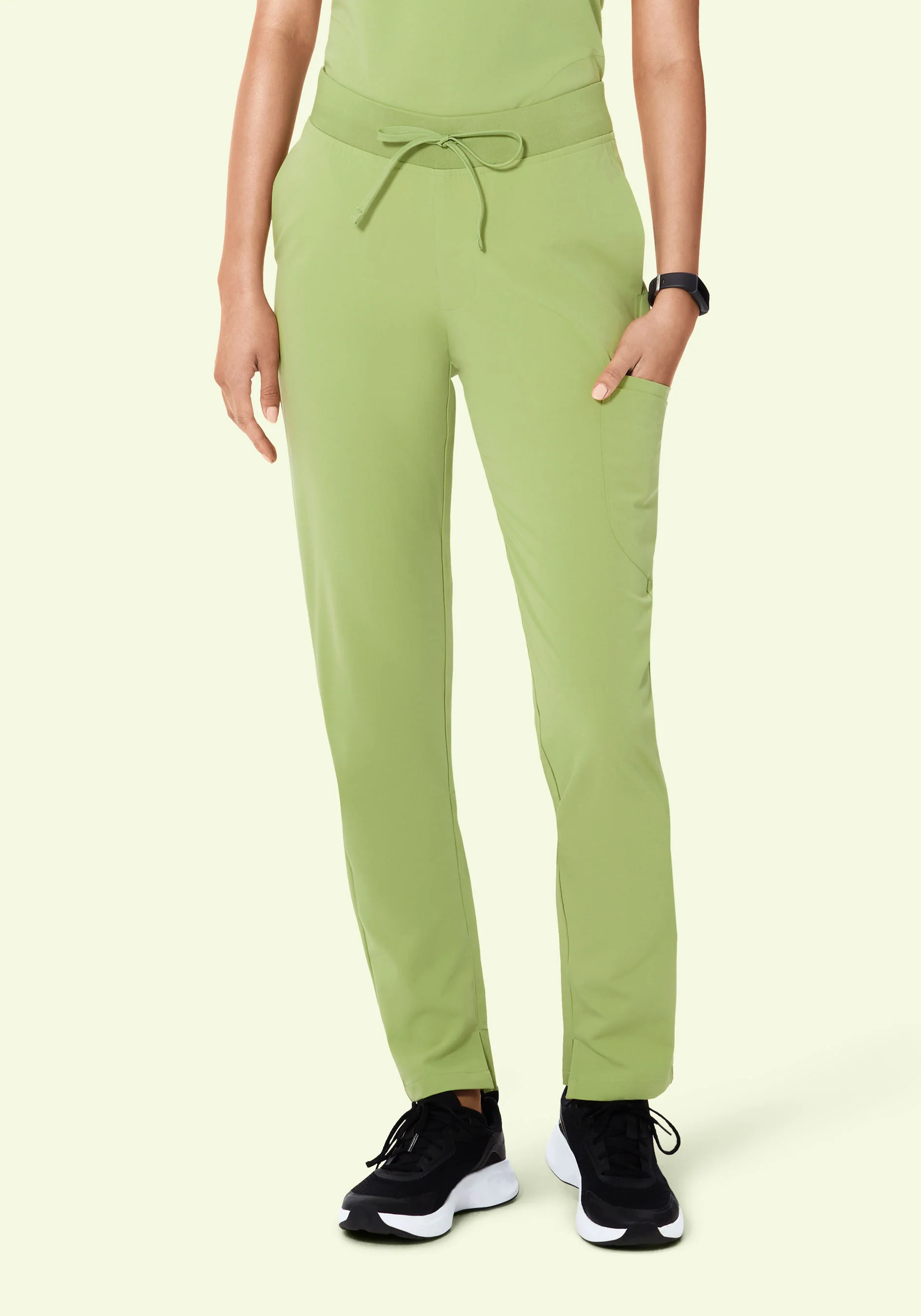 6 Pocket Slim Pants Fern