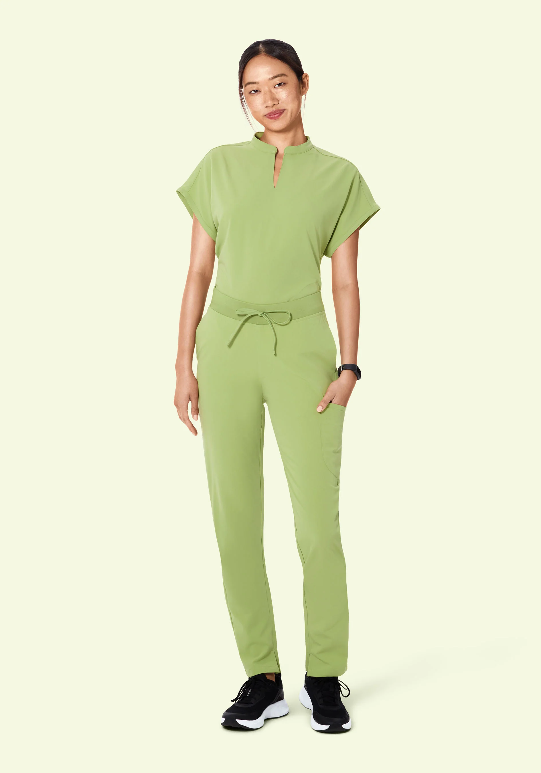 6 Pocket Slim Pants Fern - Image 4