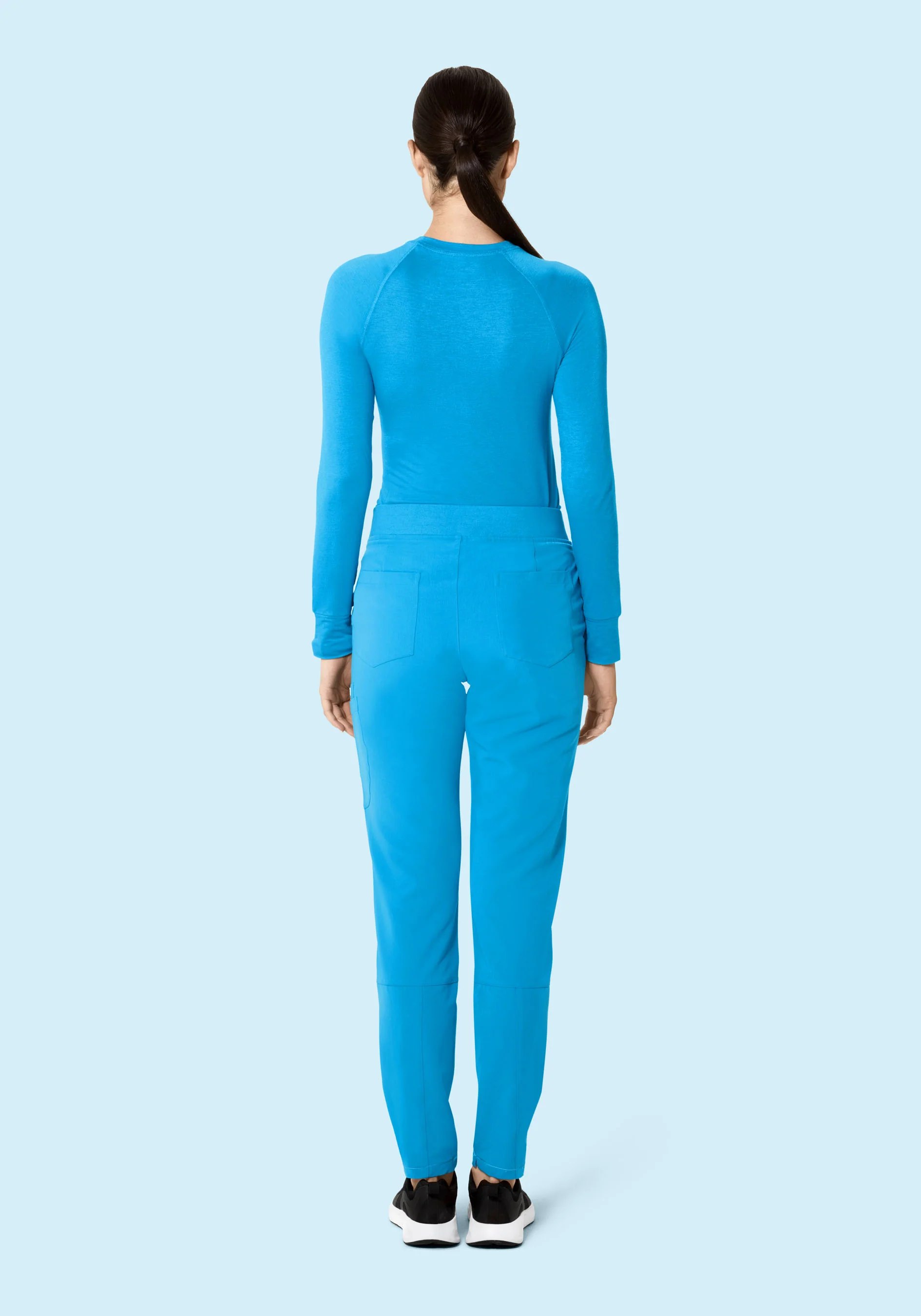6 Pocket Slim Pants Horizon Blue - Image 6
