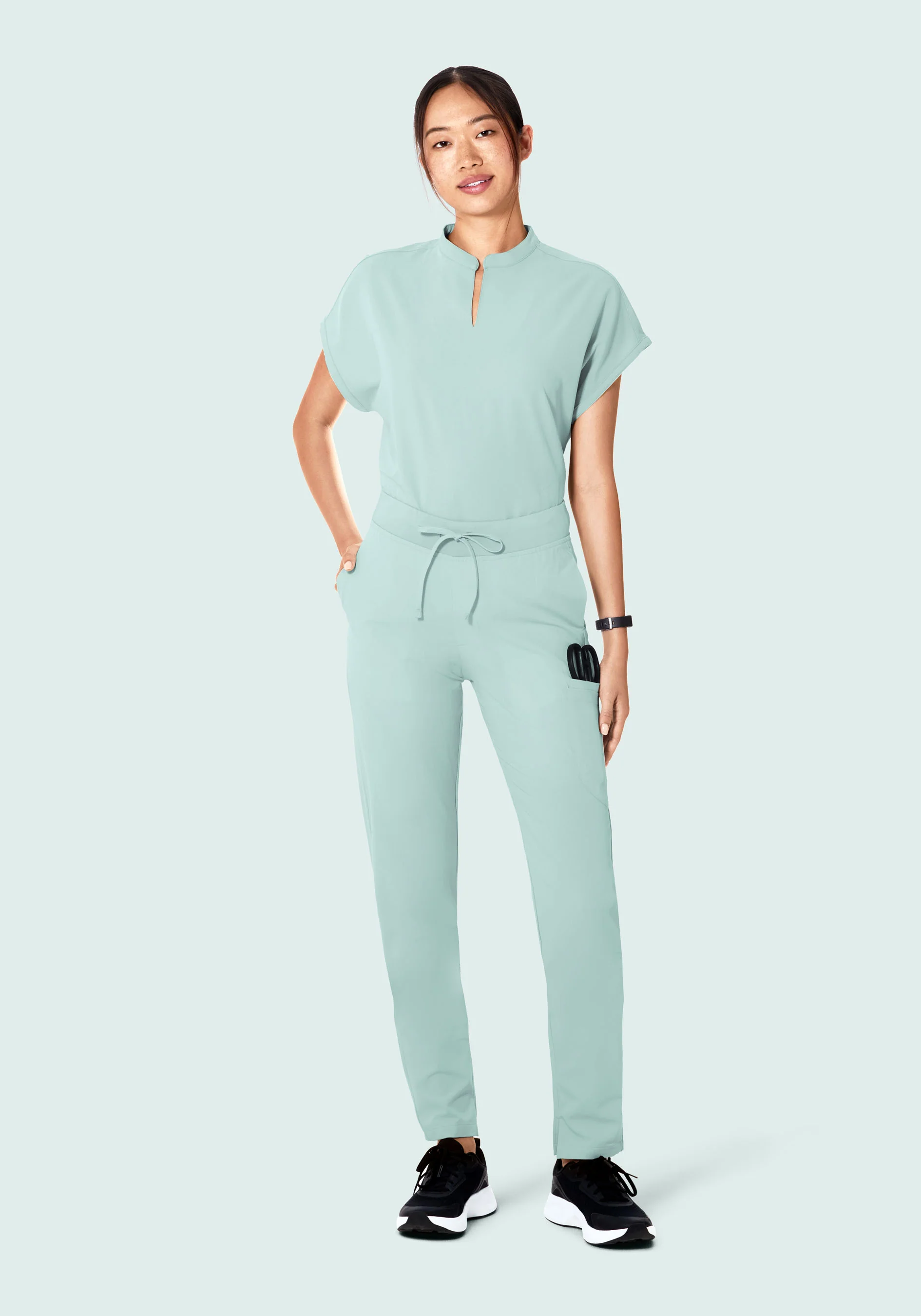 6 Pocket Slim Pants Sterling Blue - Image 2