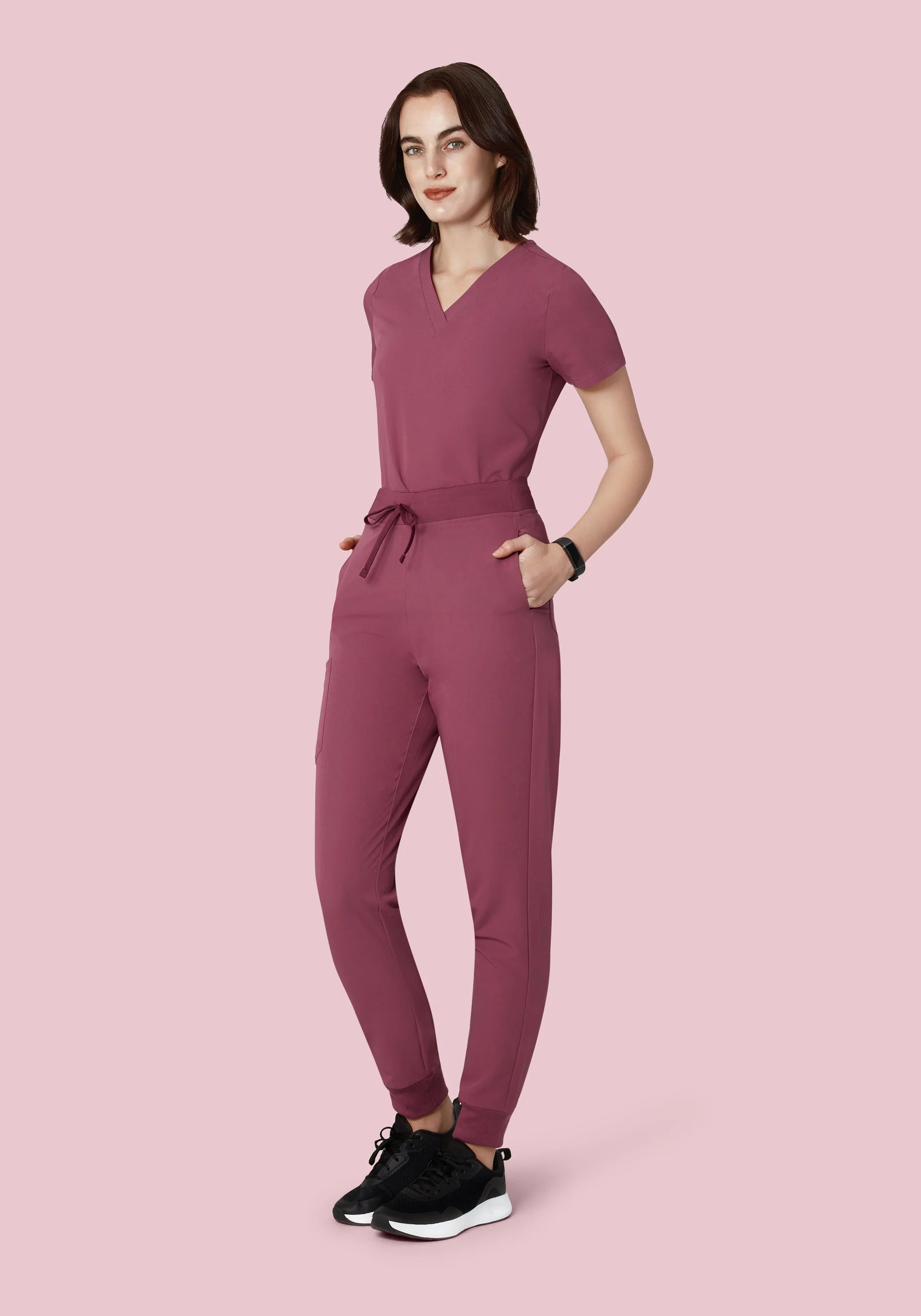 6 Pocket Top Deep Mauve - Image 3