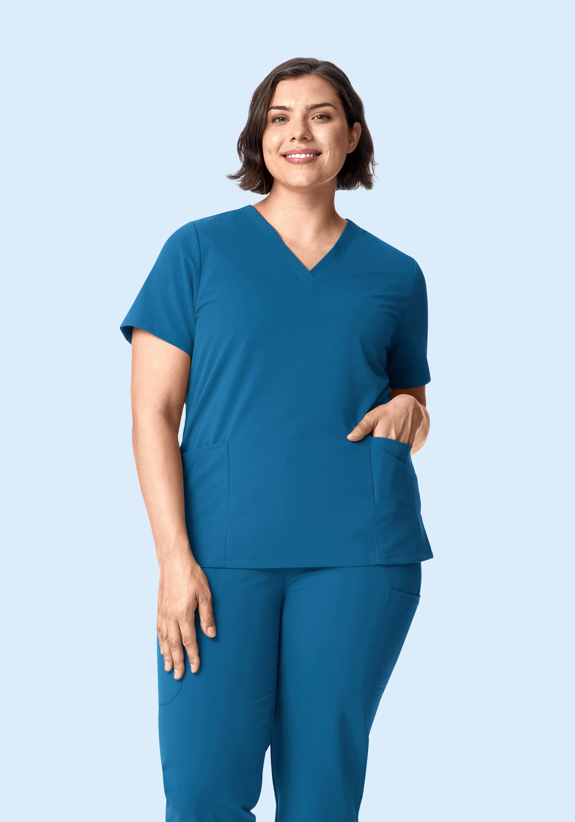 6 Pocket Top Vallarta Blue - Image 4