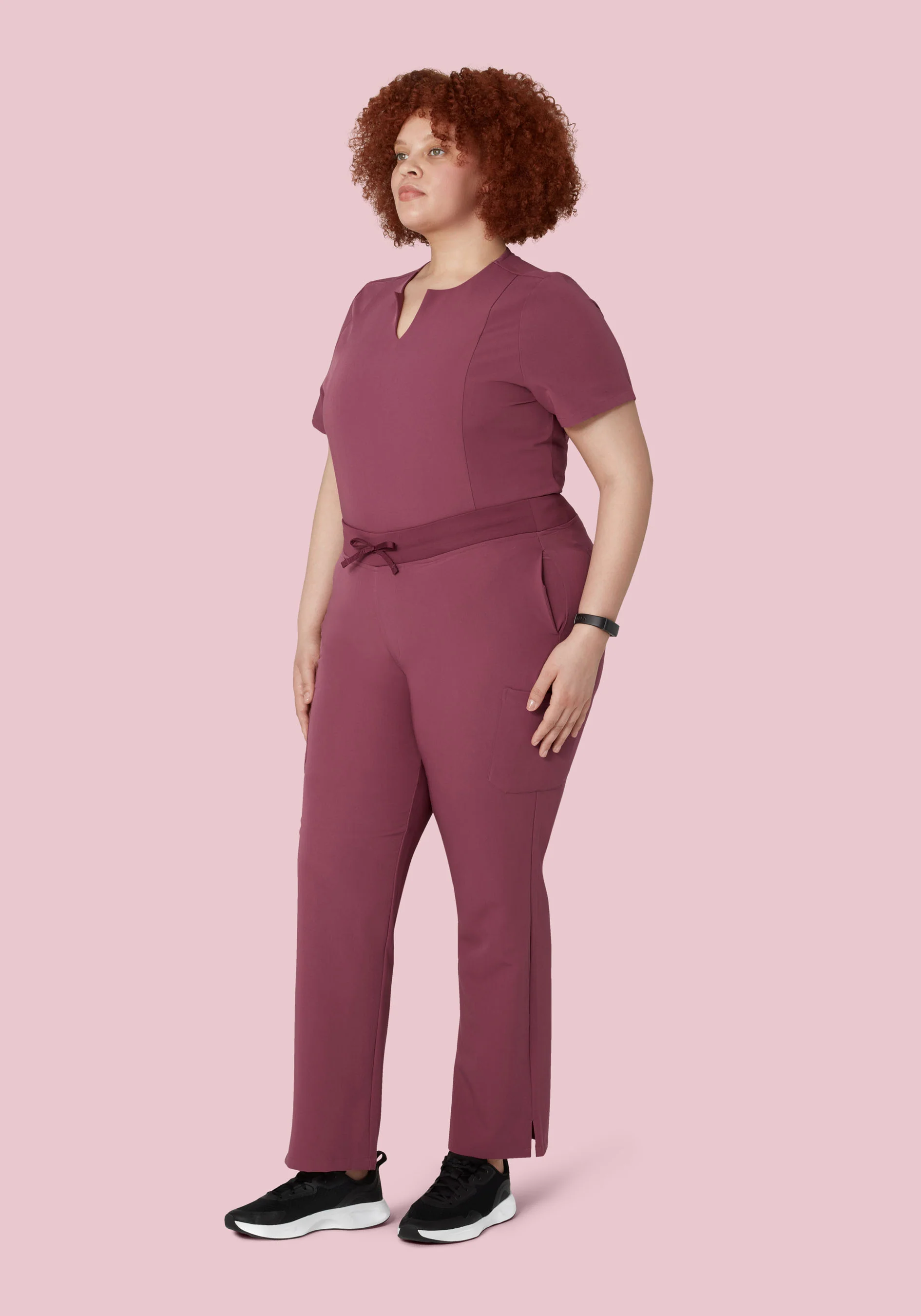9 Pocket Cargo Pants Deep Mauve - Image 6