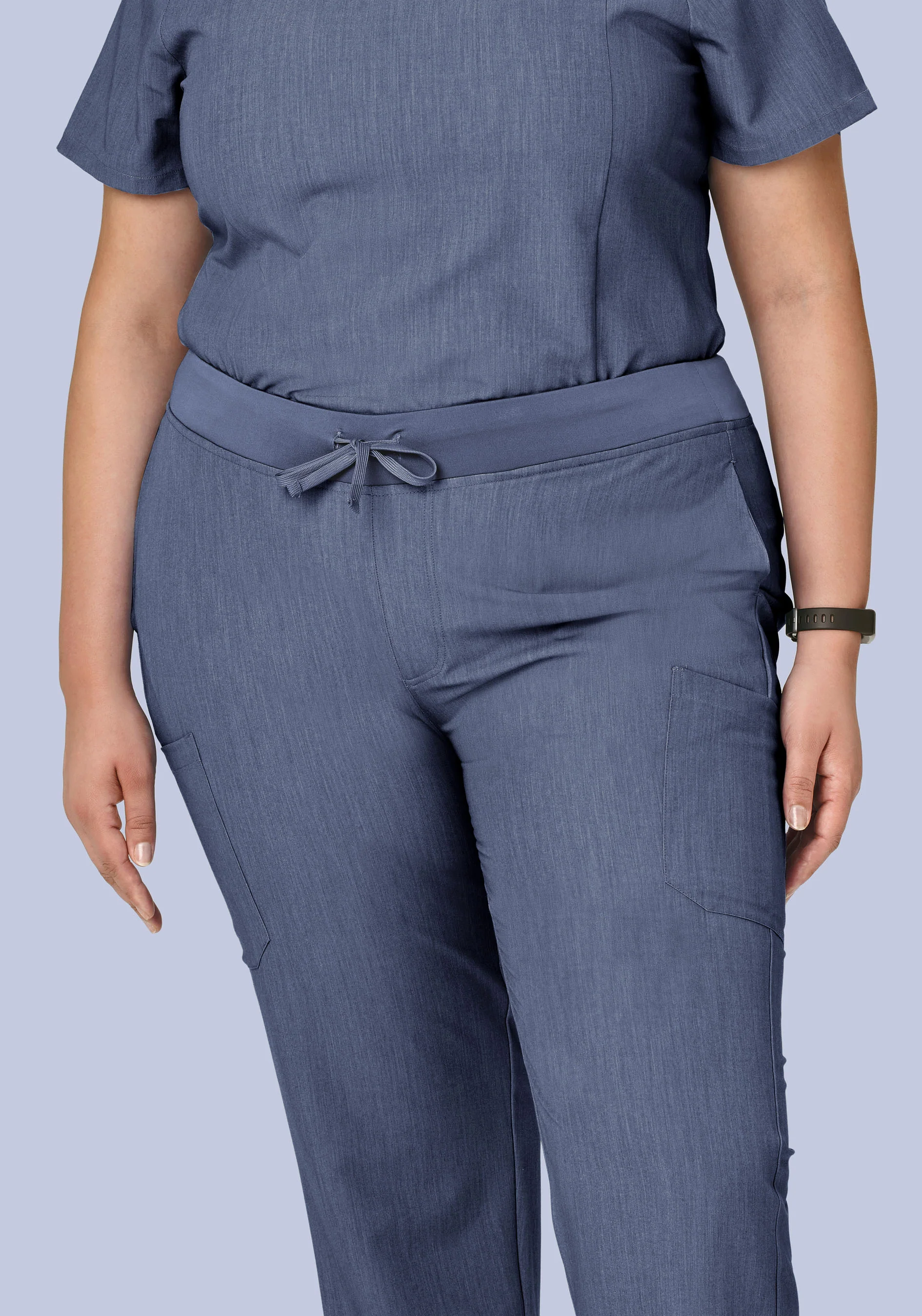 9 Pocket Cargo Pants Heather Denim - Image 8