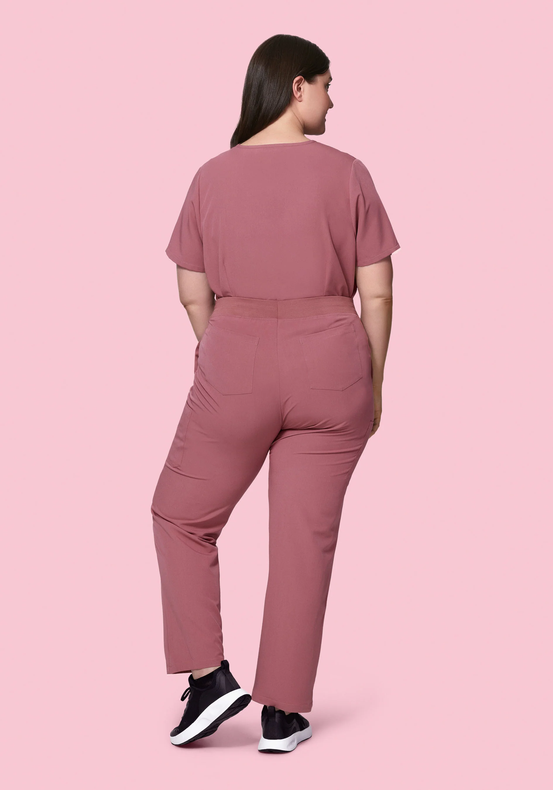 9 Pocket Cargo Pants Mauve - Image 6