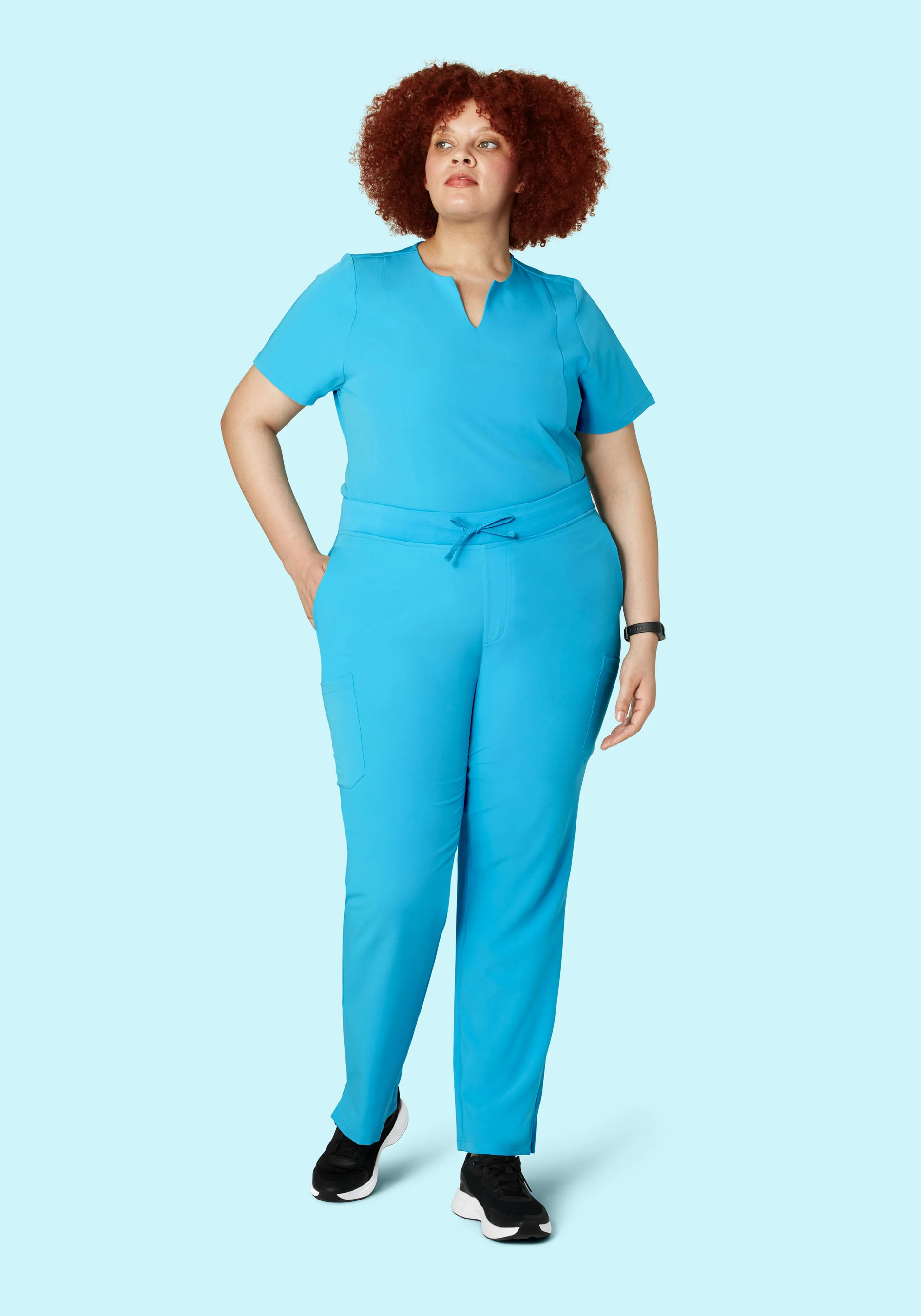 9 Pocket Cargo Pants Pacific Blue - Image 7