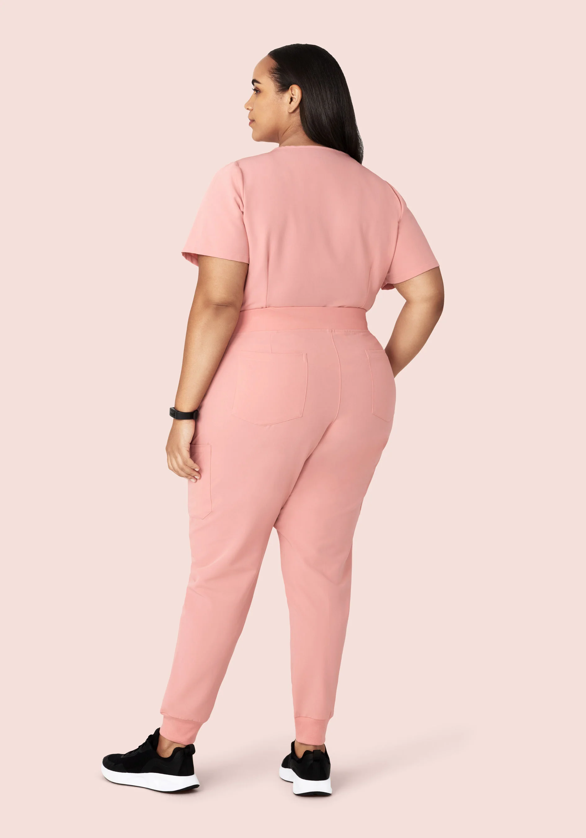 9 Pocket Joggers Dusty Pink - Image 12