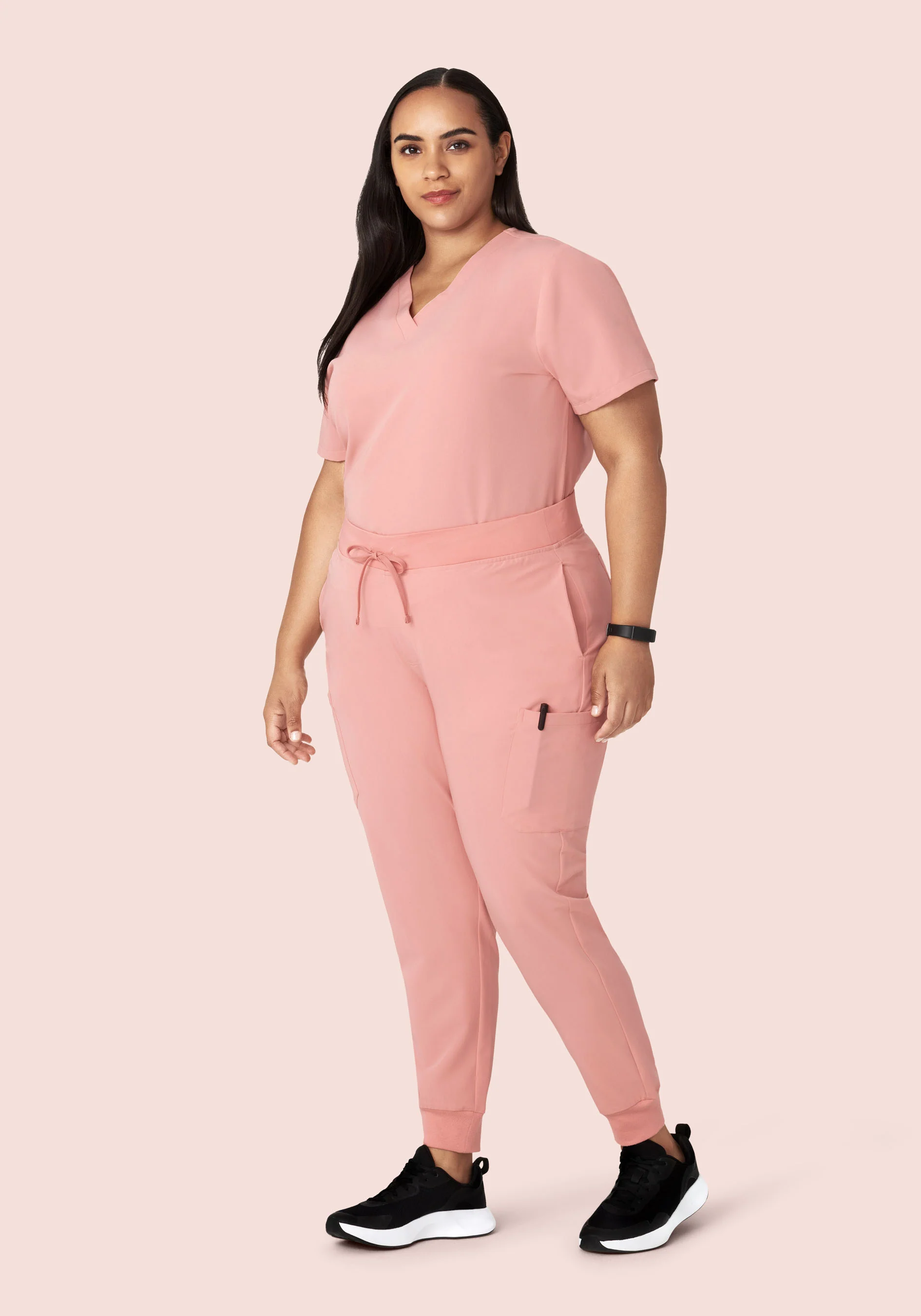 9 Pocket Joggers Dusty Pink - Image 8