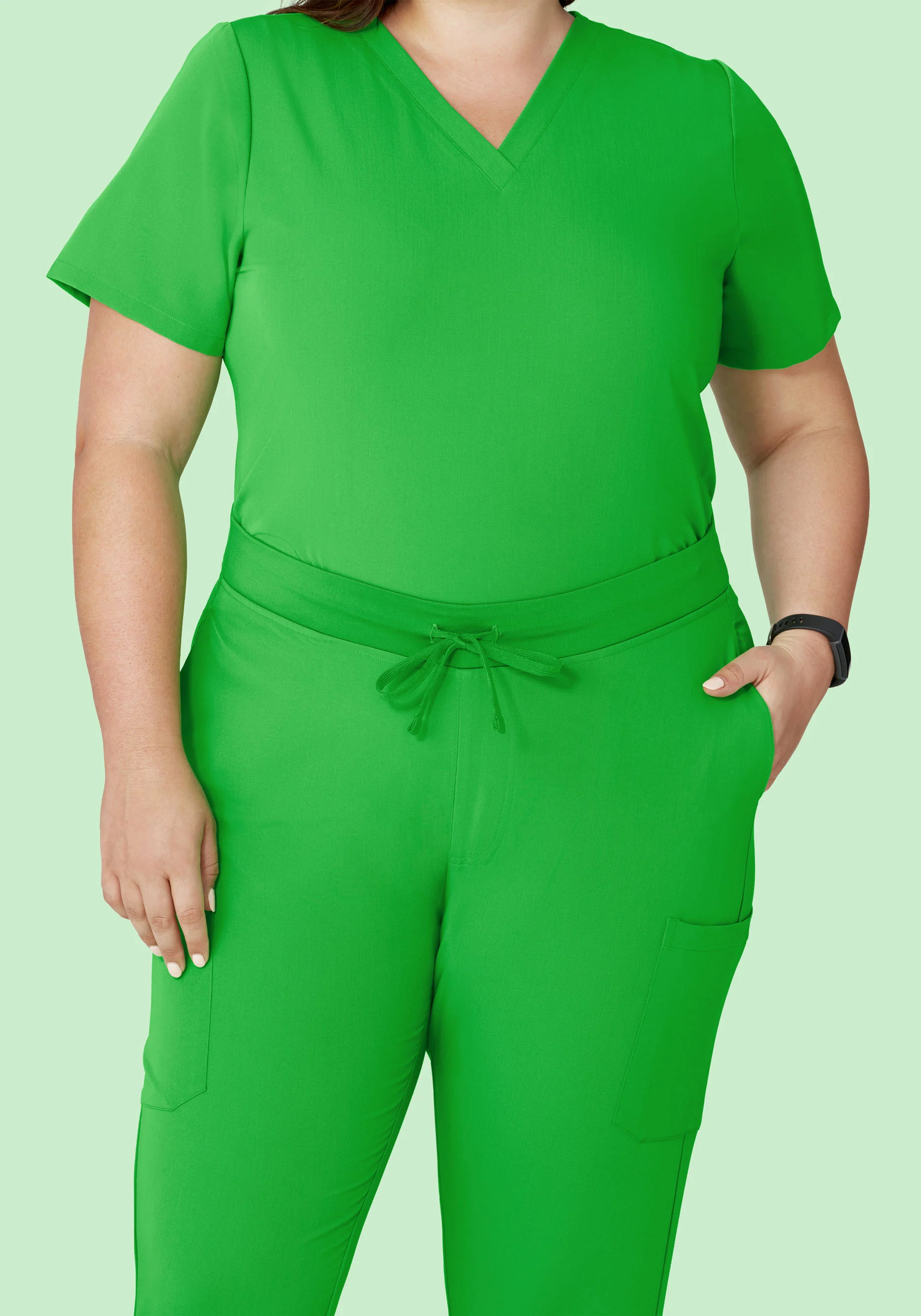 9 Pocket Joggers Kelly Green - Image 8