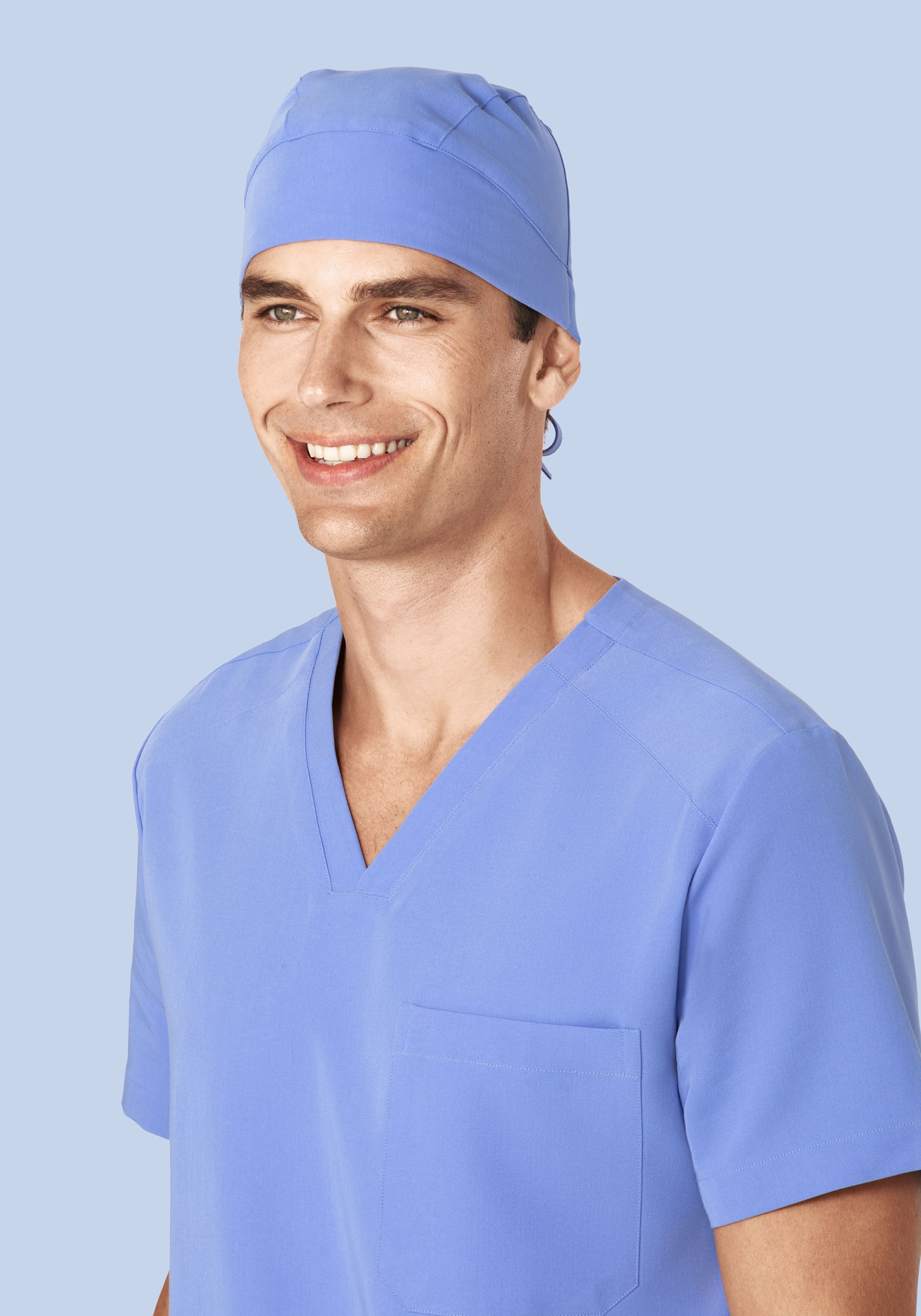 Contemporary Scrub Cap French Blue - Image 3