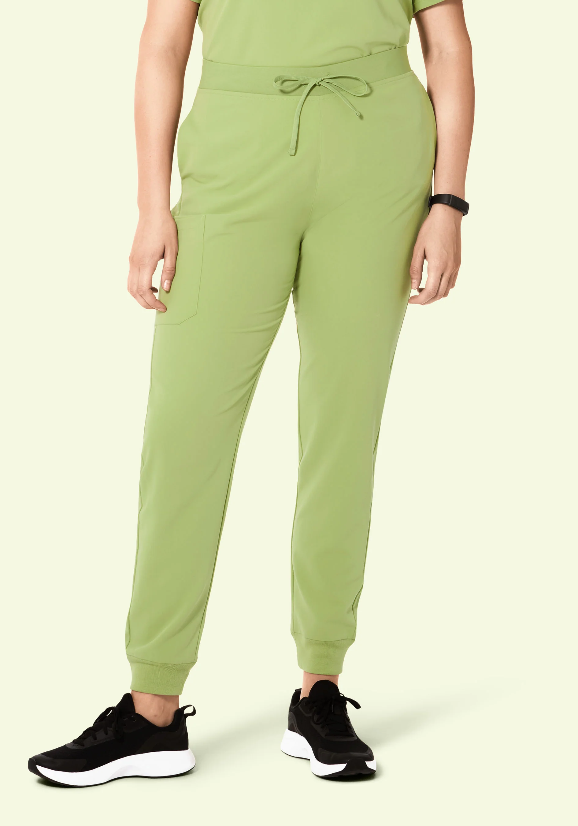 High Waisted Joggers Fern - Image 6