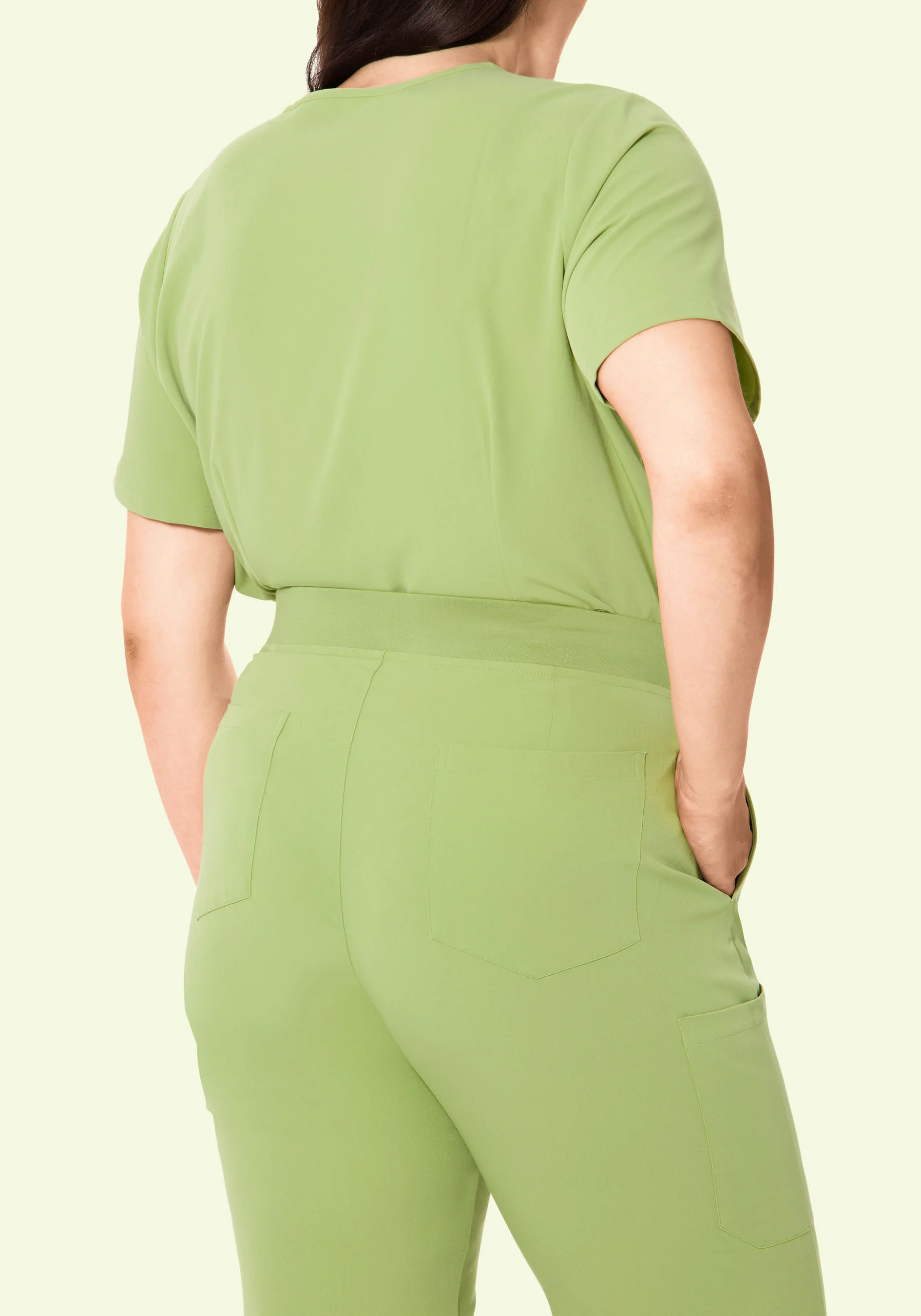 High Waisted Joggers Fern - Image 7