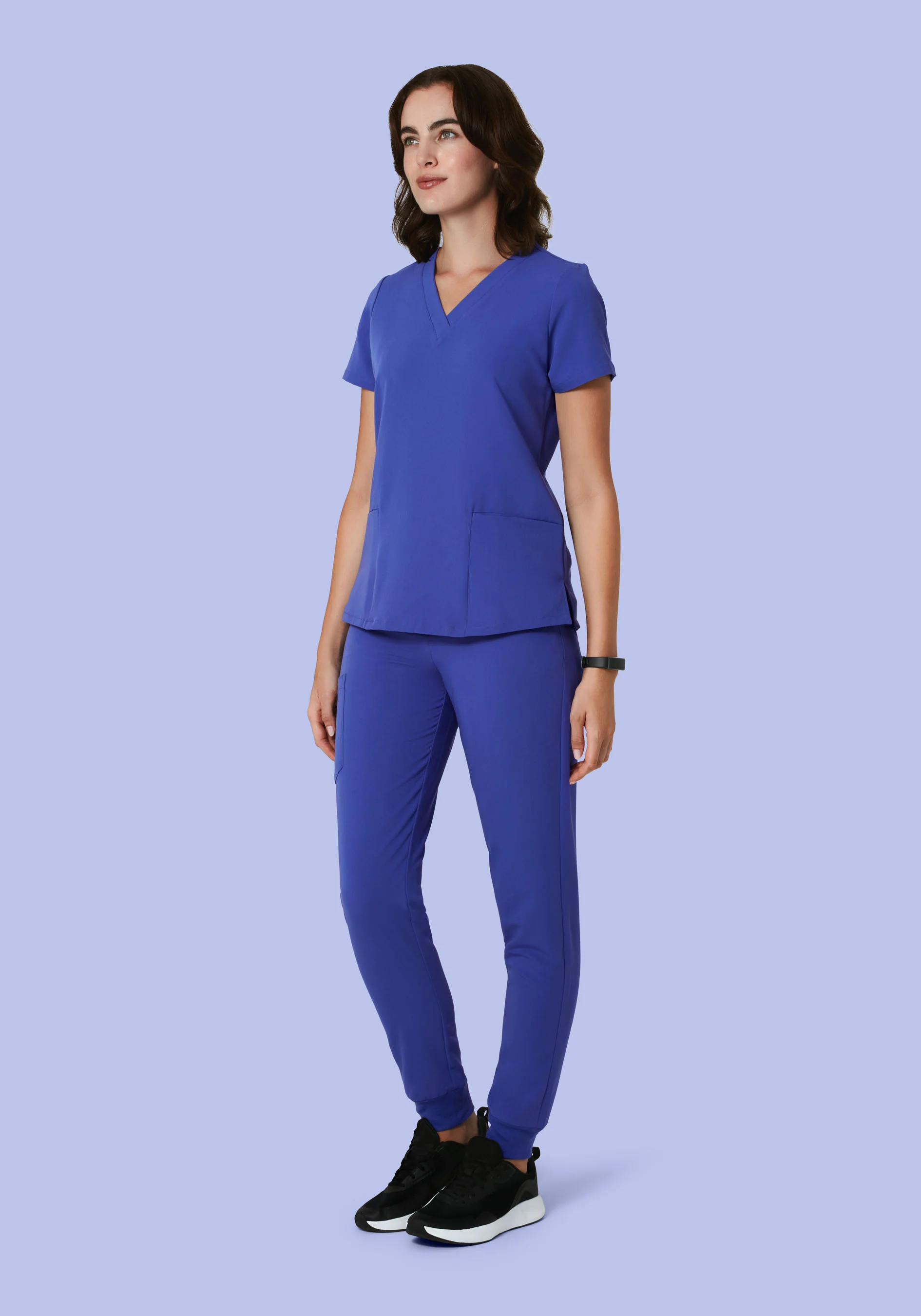 High Waisted Joggers Very Peri - Image 4