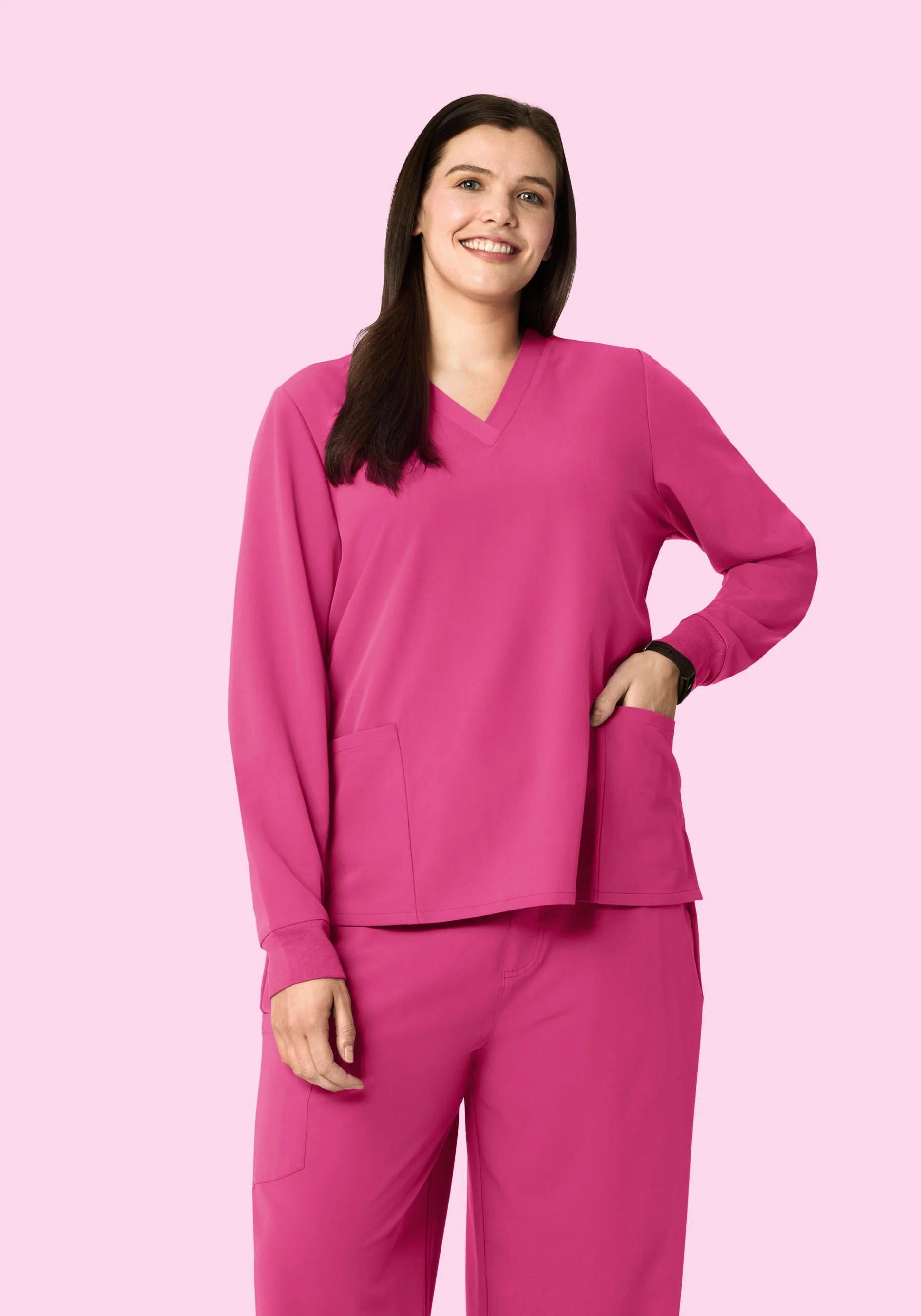 Long Sleeve 6 Pocket Top Bloom - Image 4