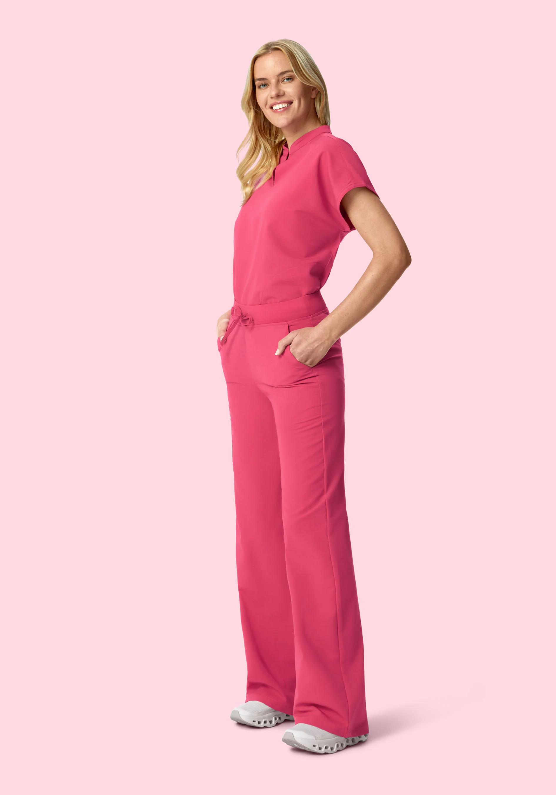 Mandarin Dolman Top Carmine - Image 3