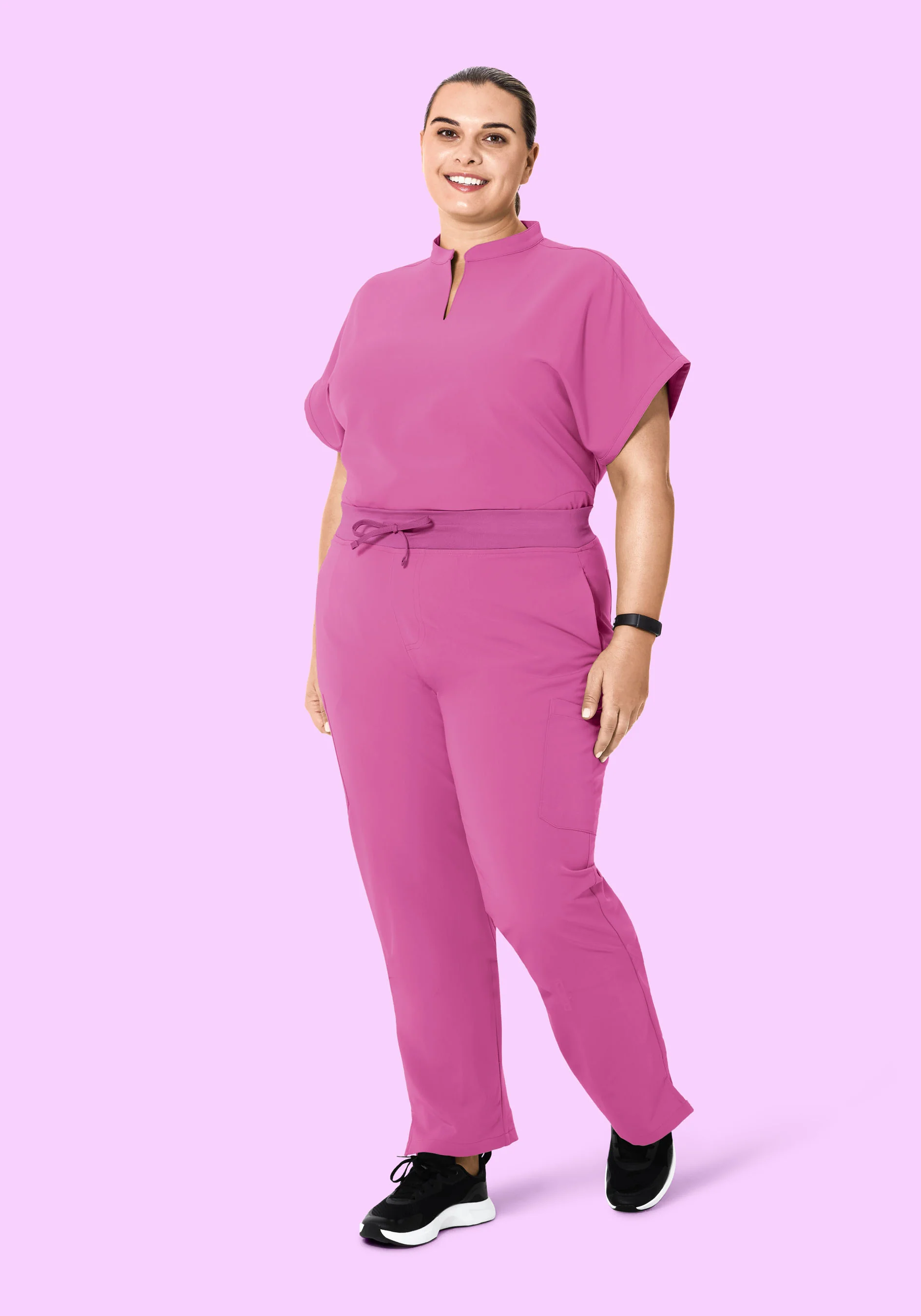 Mandarin Dolman Top Dahlia - Image 7