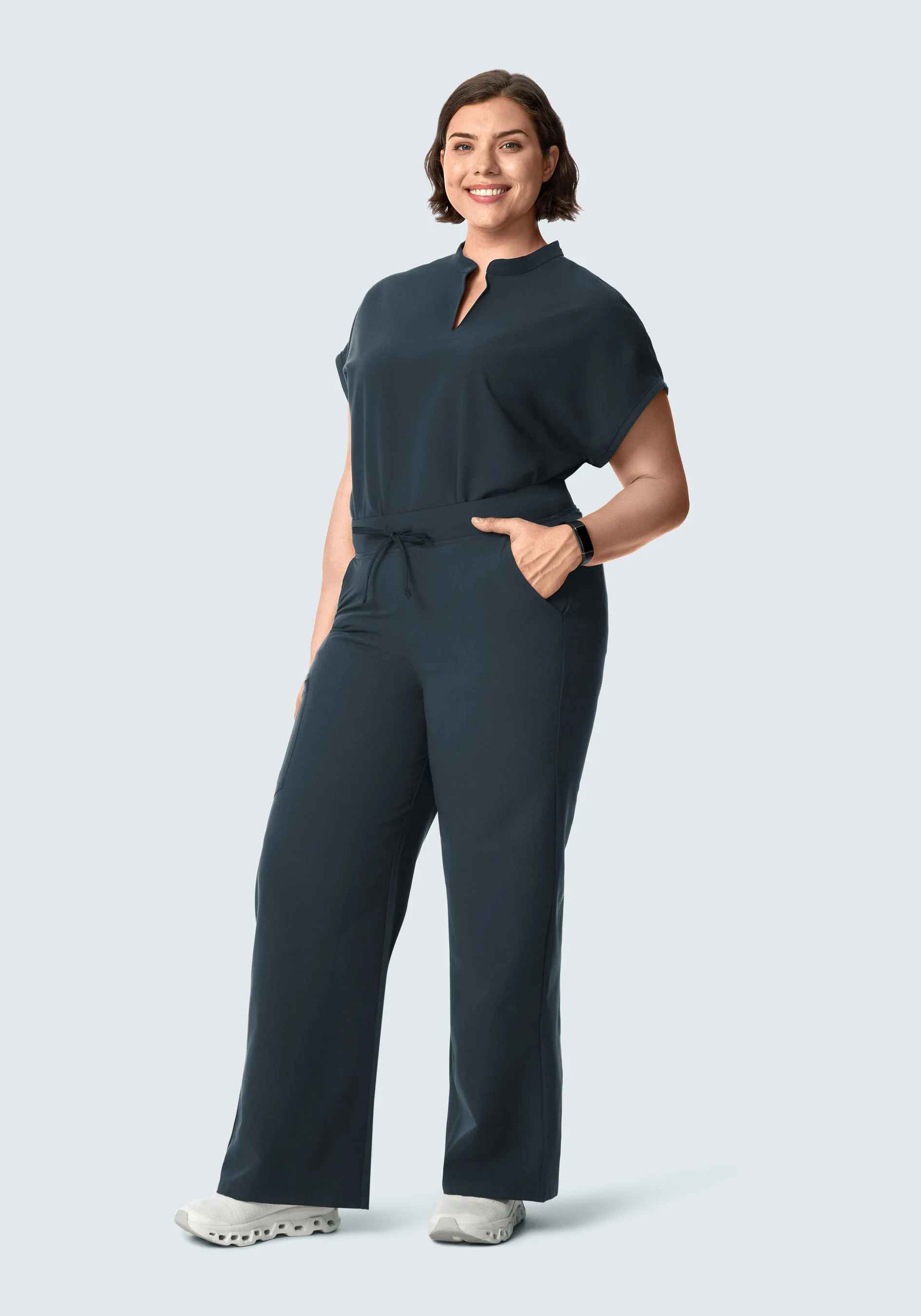 Mandarin Dolman Top Dark Harbor - Image 7