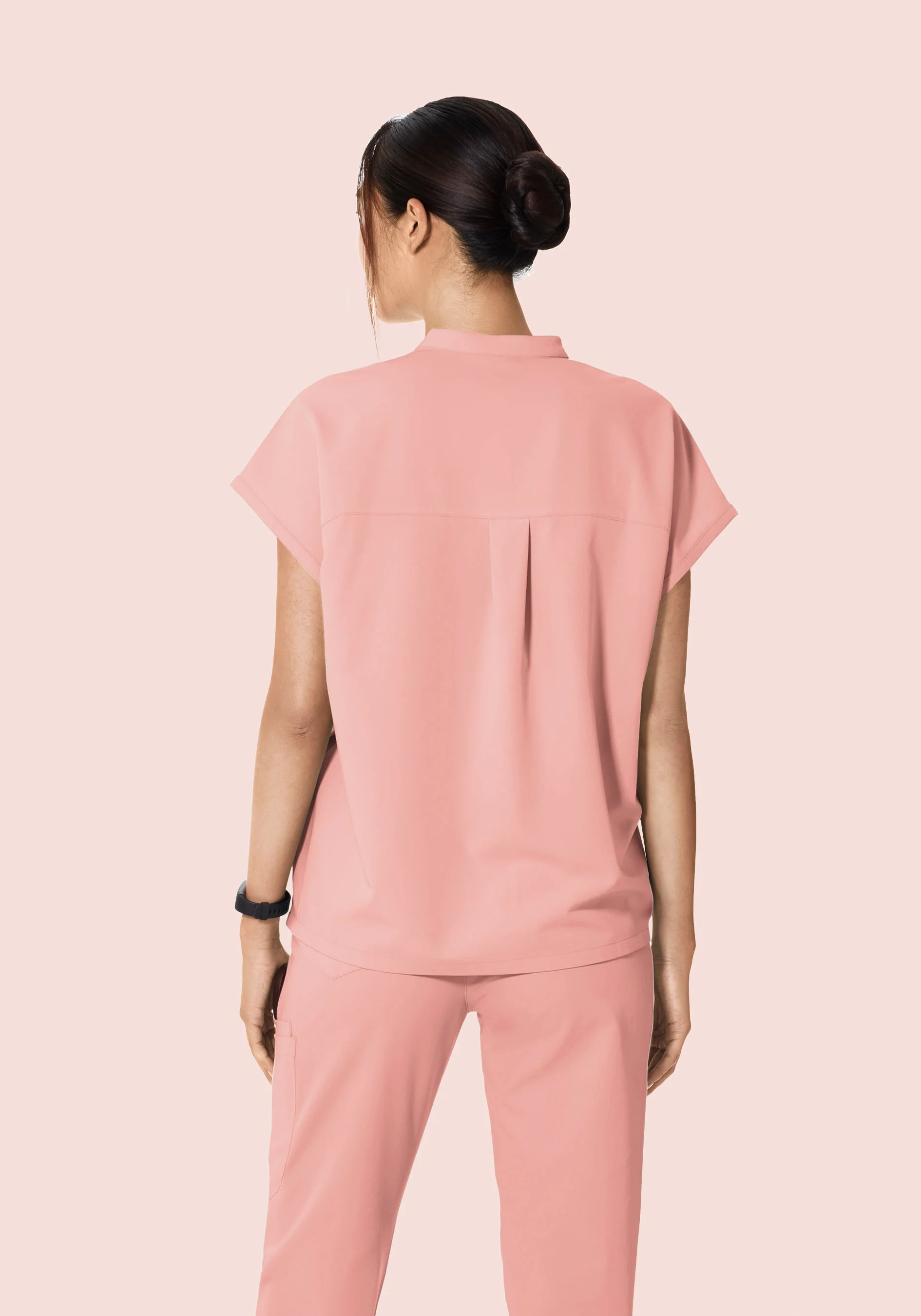 Mandarin Dolman Top Dusty Pink - Image 4