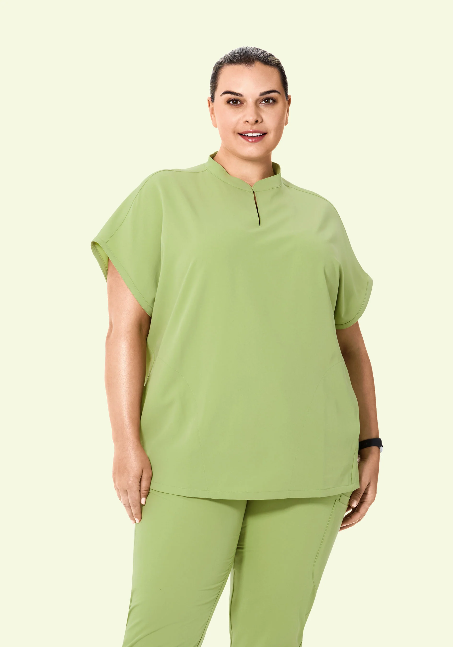 Mandarin Dolman Top Fern - Image 5