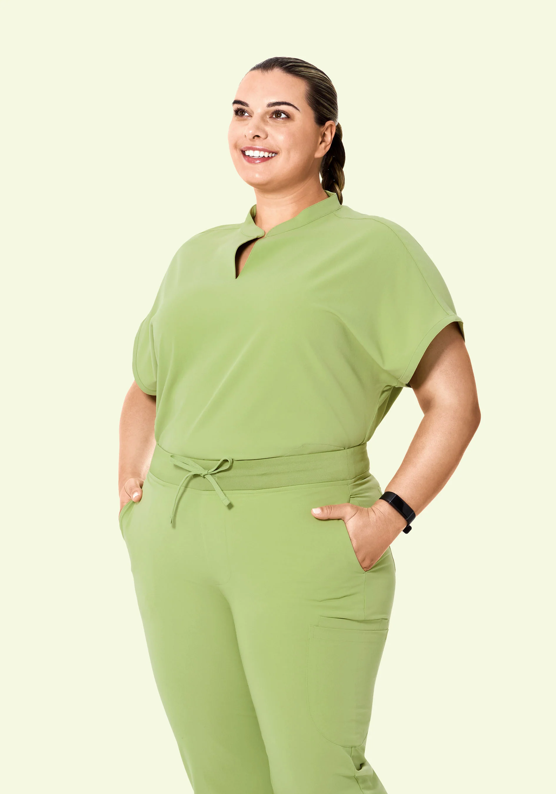 Mandarin Dolman Top Fern - Image 6