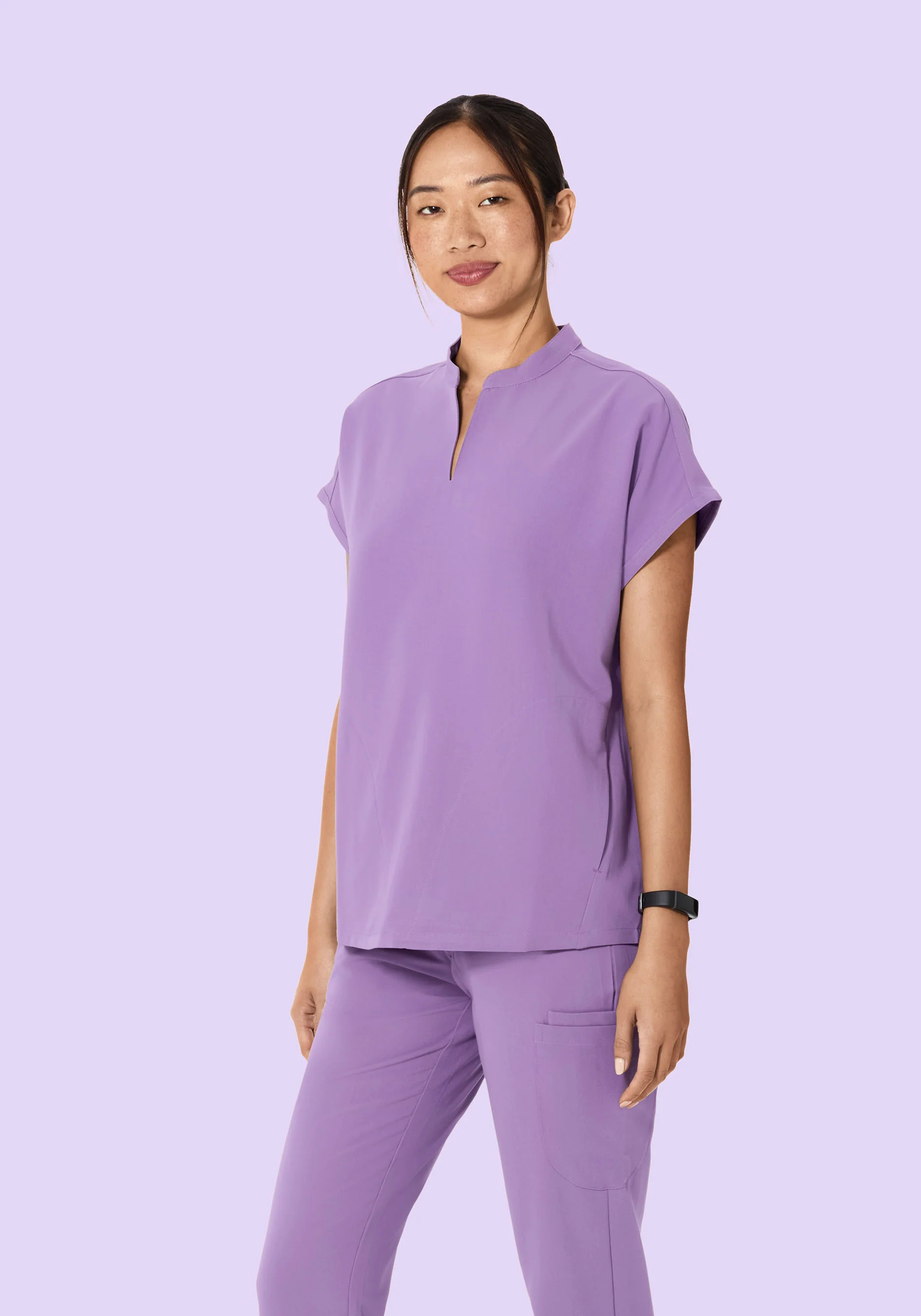 Mandarin Dolman Top Lavender