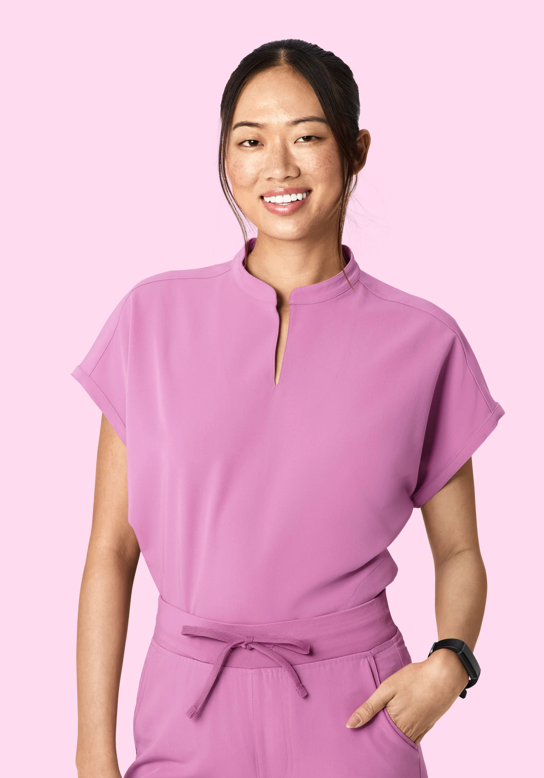 Mandarin Dolman Top Mulberry - Image 3