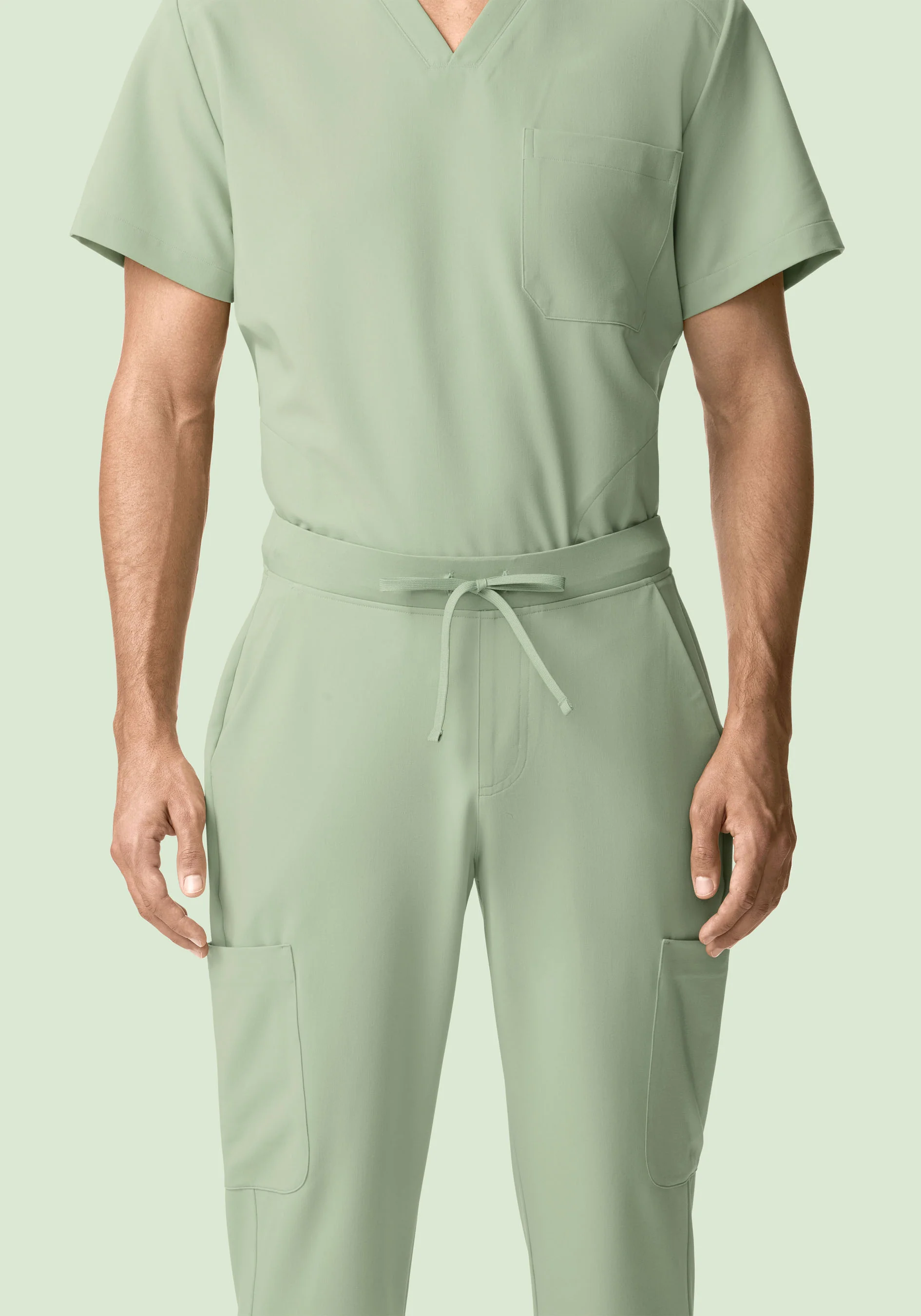 7 Pocket Cargos Green Tea - Image 3