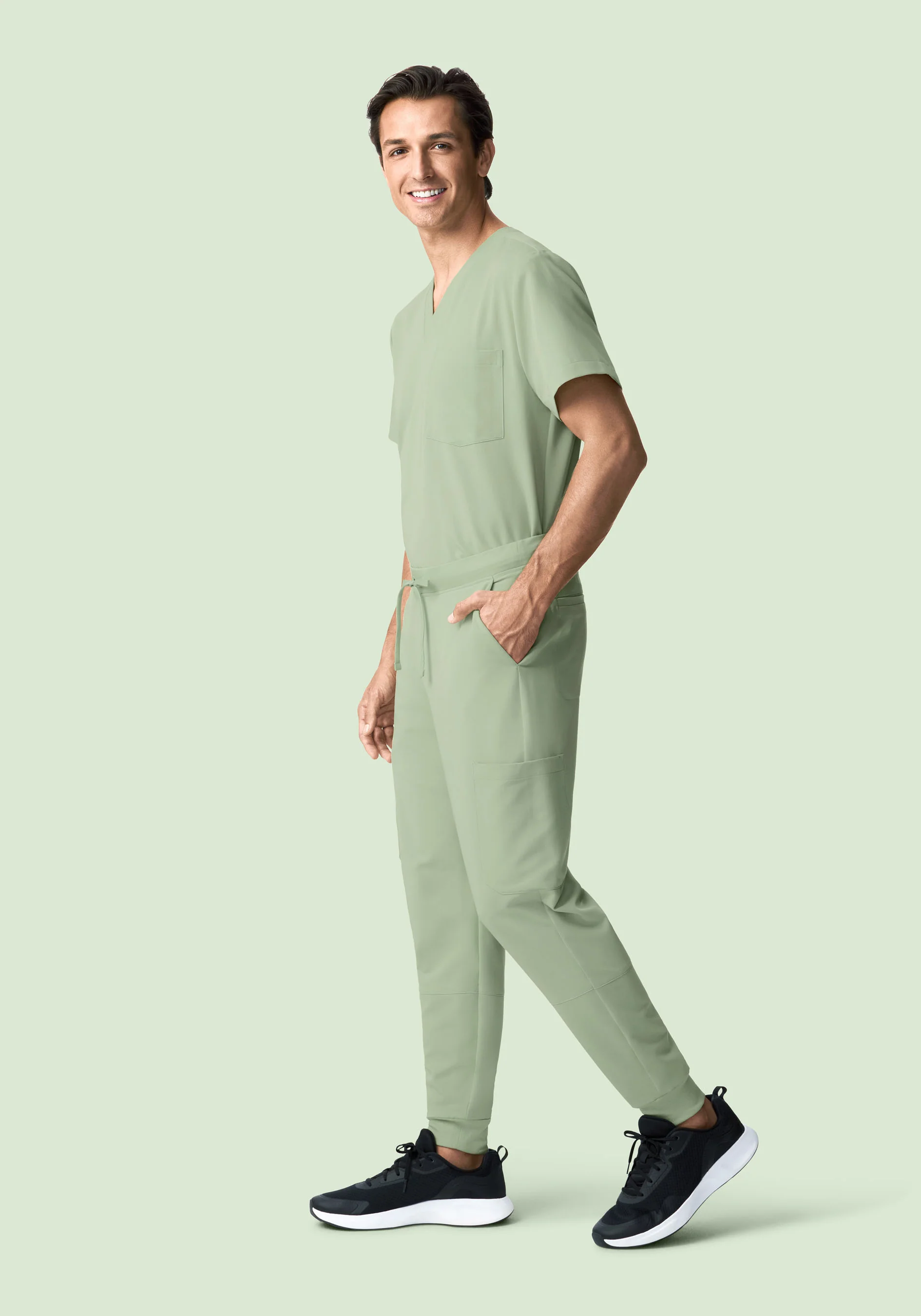 7 Pocket Joggers Green Tea - Image 2