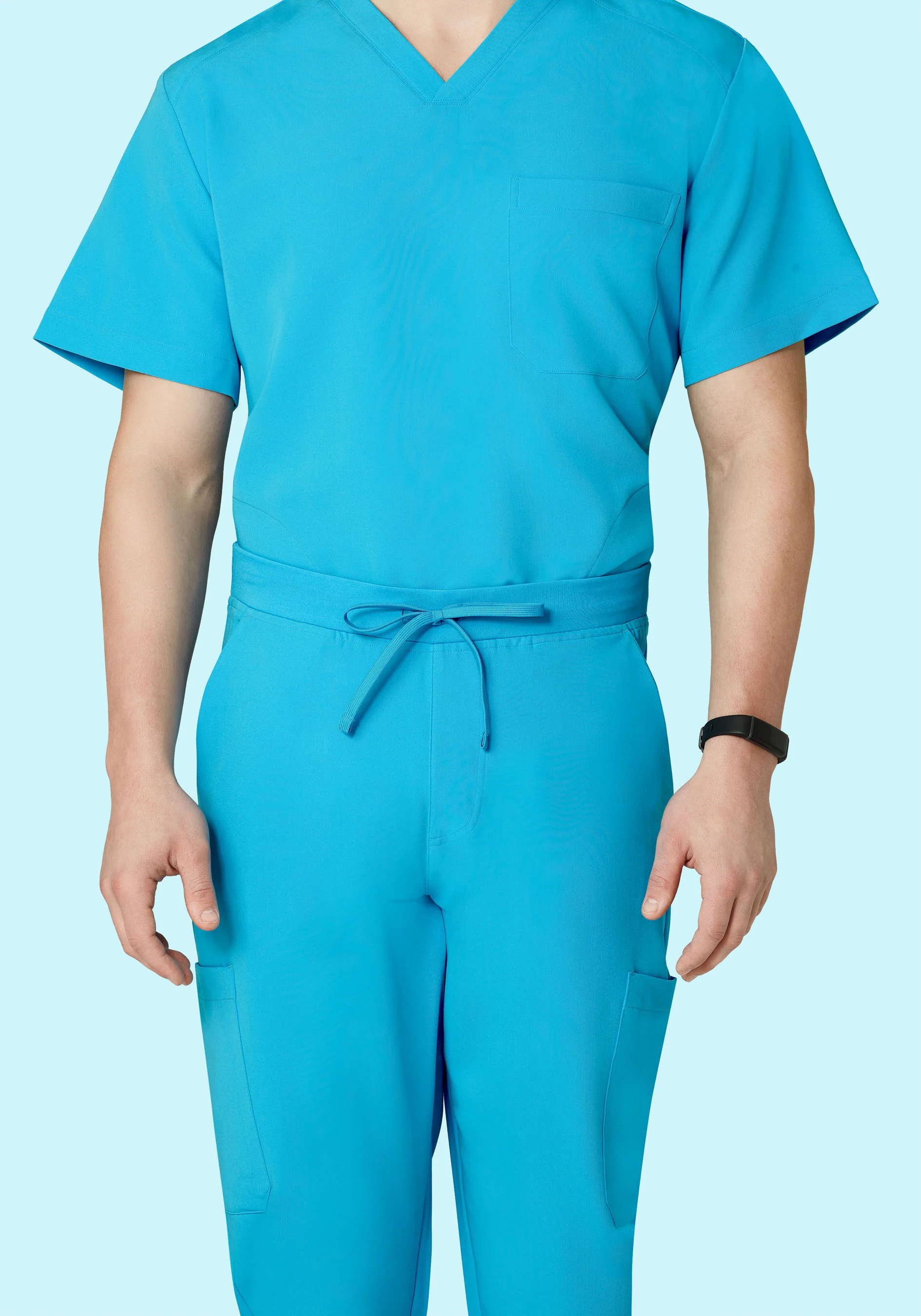 7 Pocket Joggers Pacific Blue - Image 3