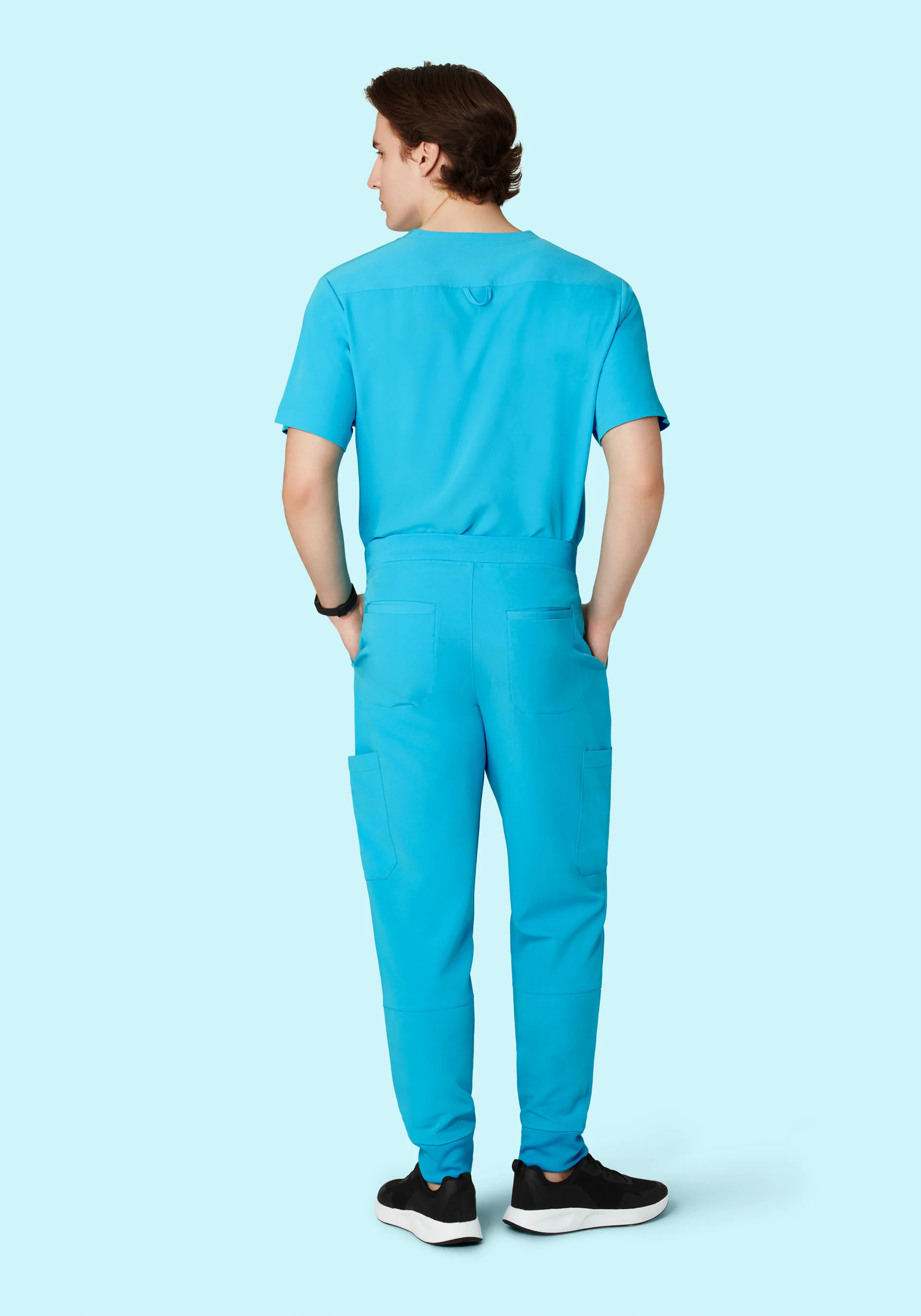 7 Pocket Joggers Pacific Blue - Image 5