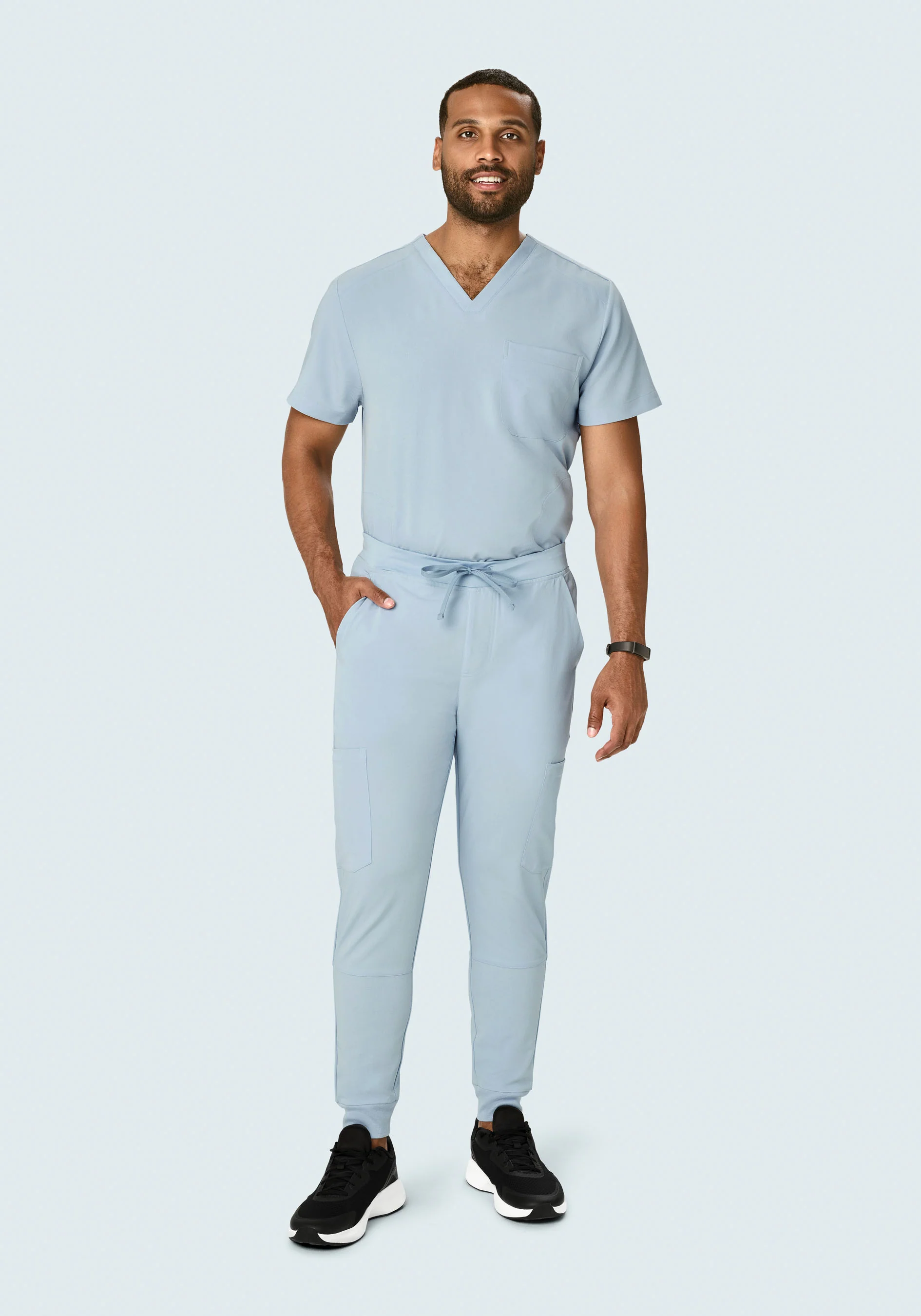 Three Pocket Top Powder Blue - Image 4