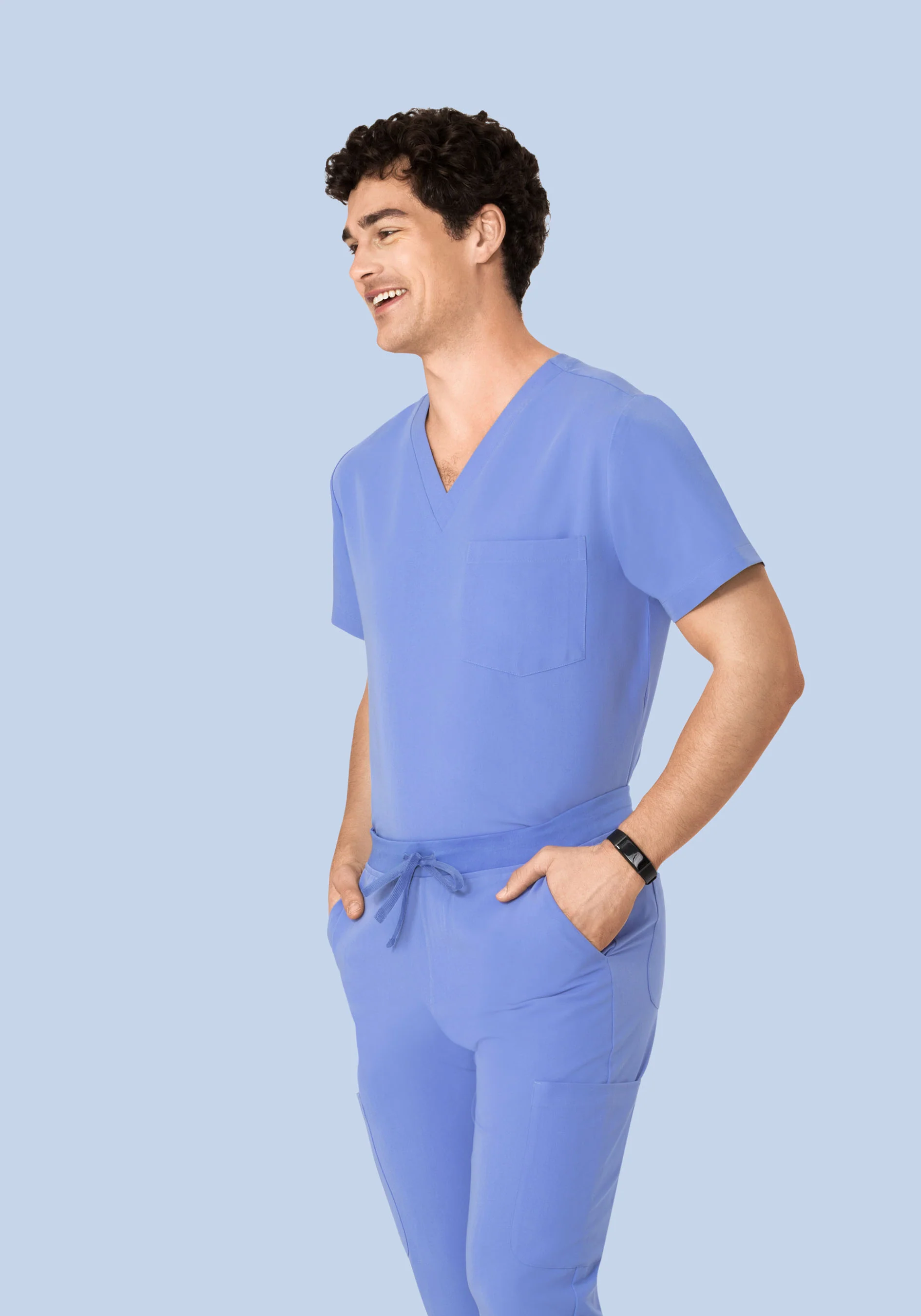 Two Pocket Top French Blue - Image 2