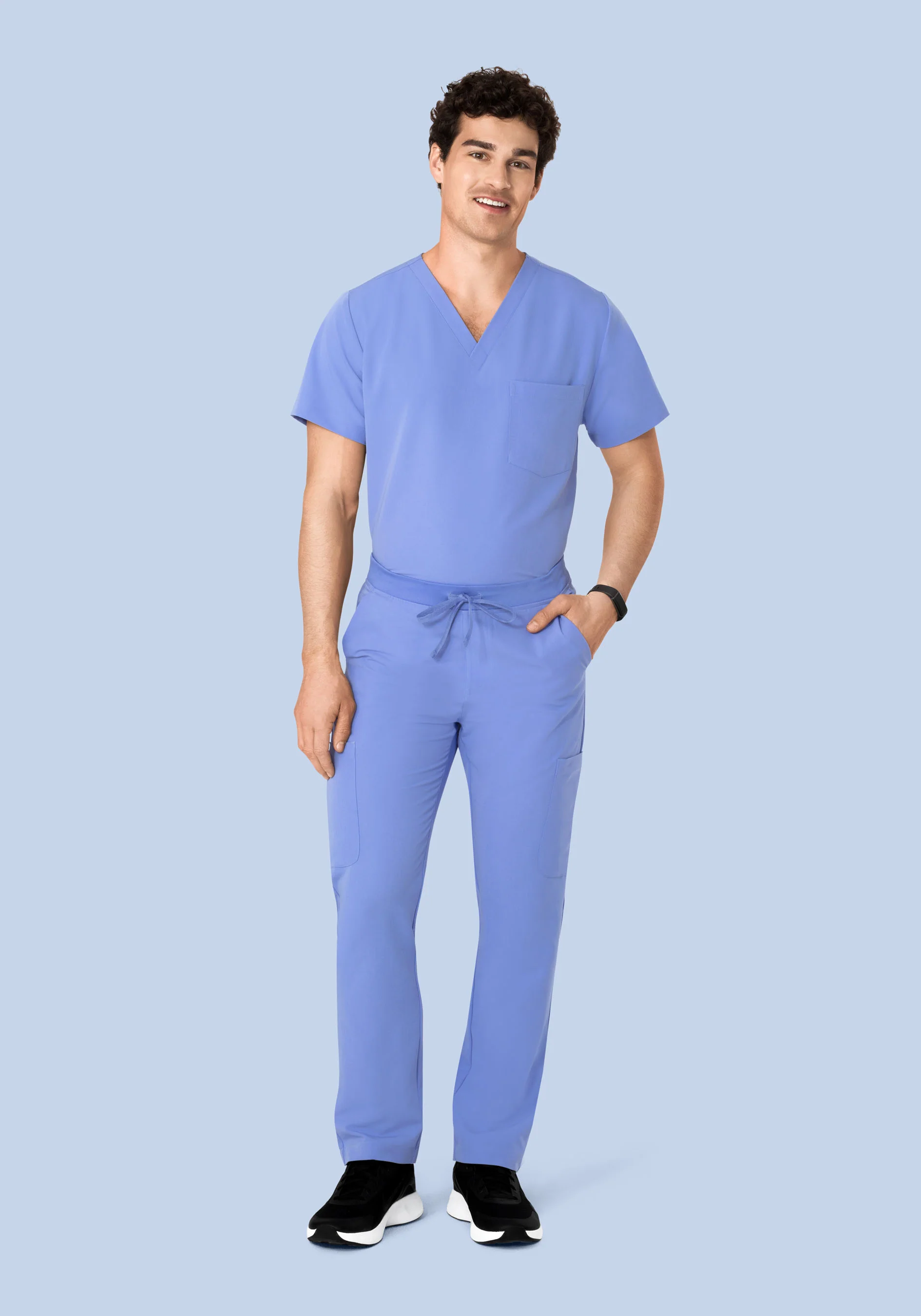 Two Pocket Top French Blue - Image 3