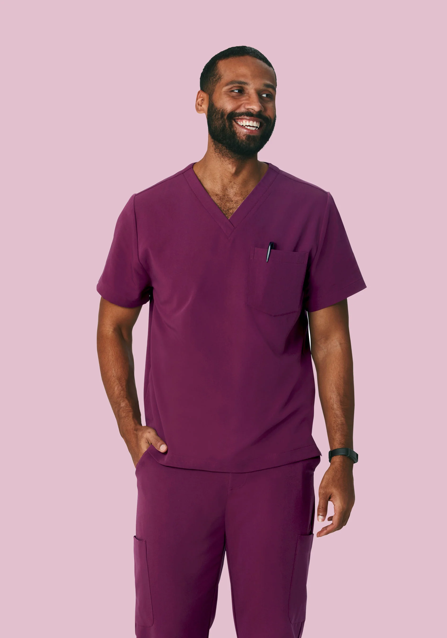 Two Pocket Top Plum