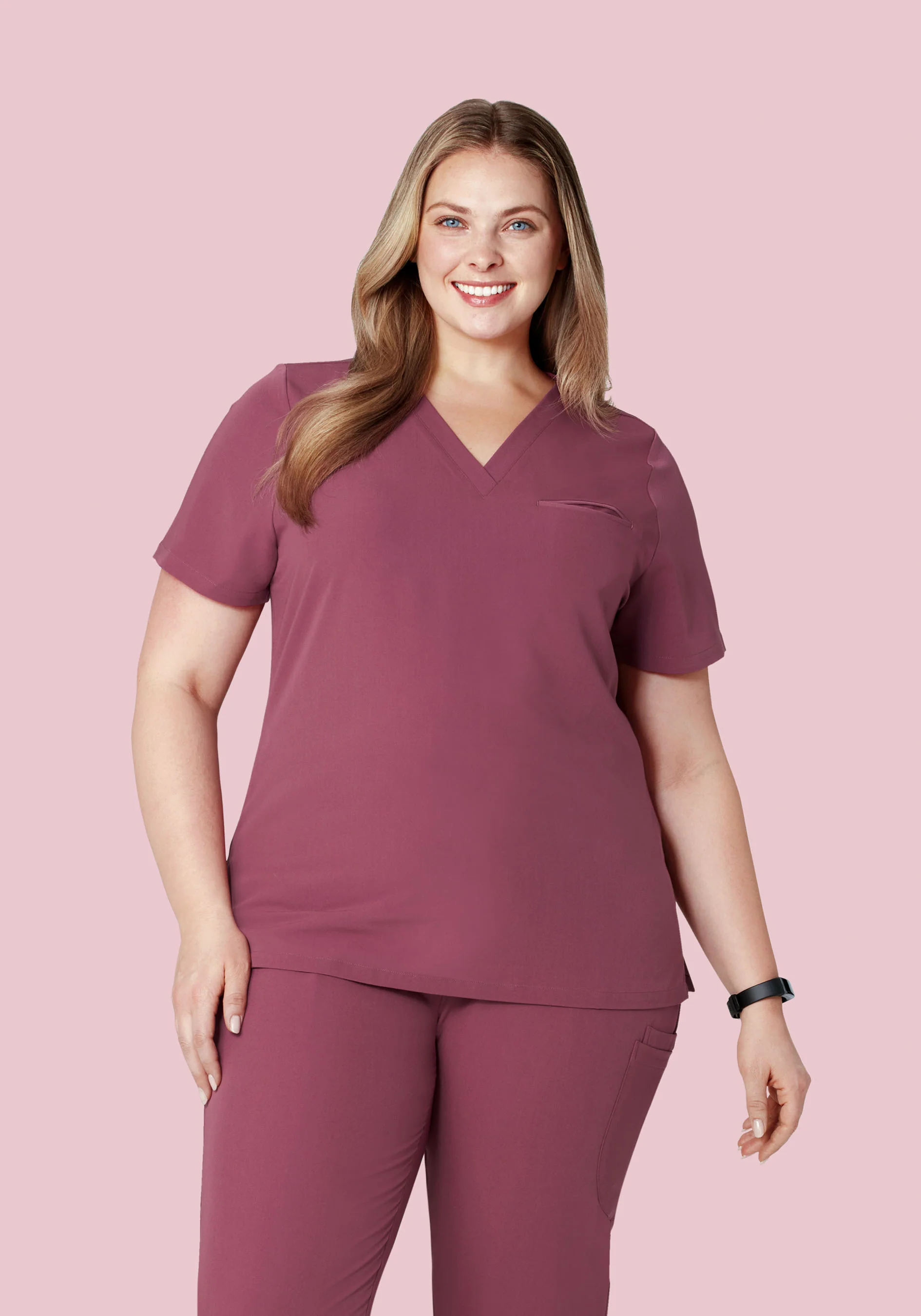 One Pocket Top Deep Mauve - Image 5