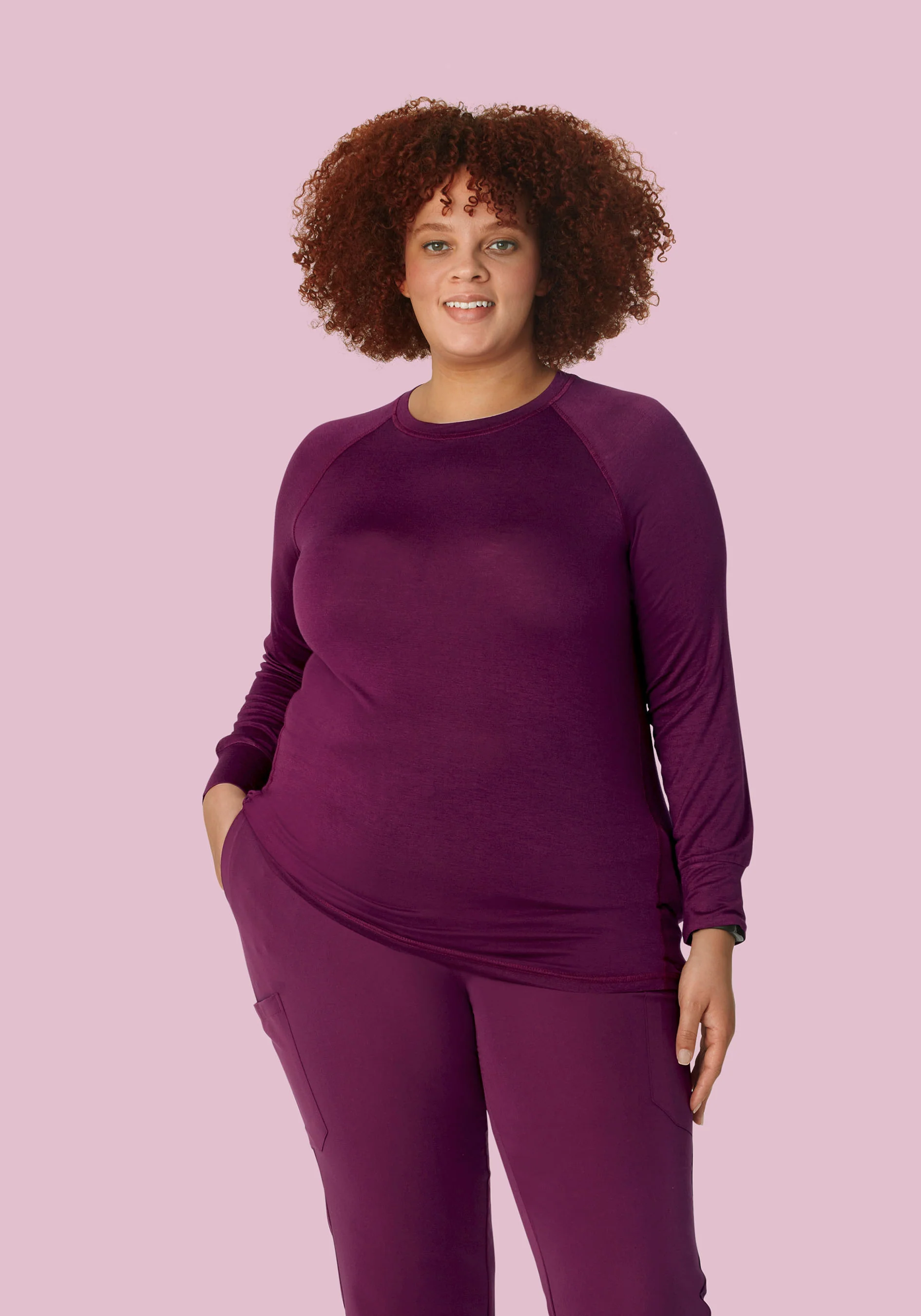 Women's Underscrubs Plum - Image 4