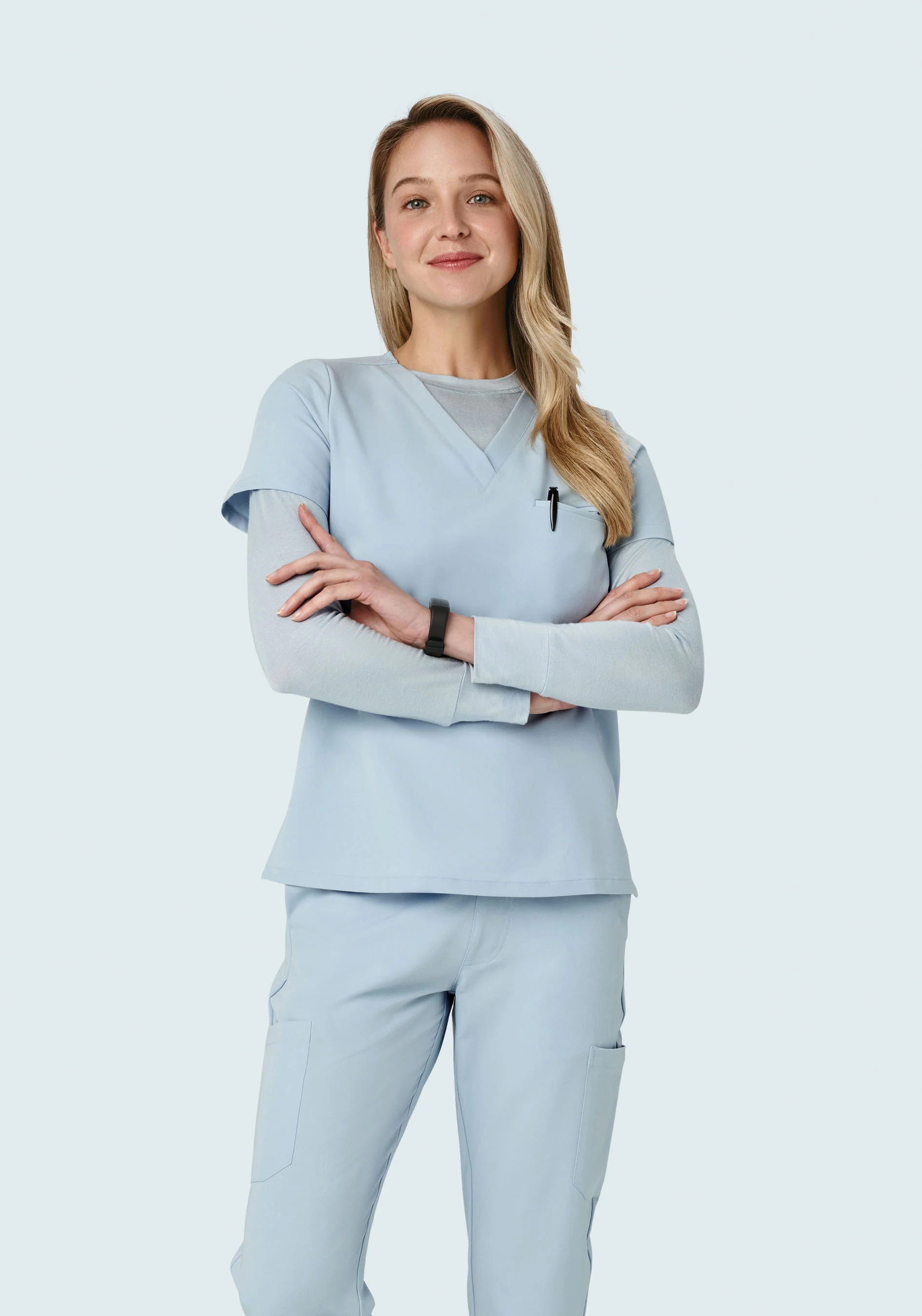 Women's Underscrubs Powder Blue - Image 2